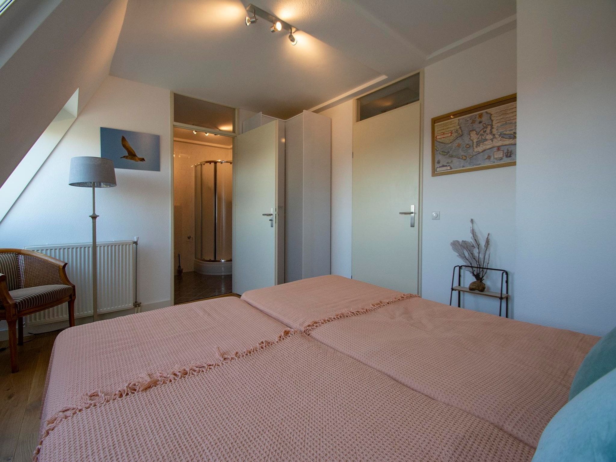 Een slaapkamer van Duinerei C301/C302 in Groote Keeten