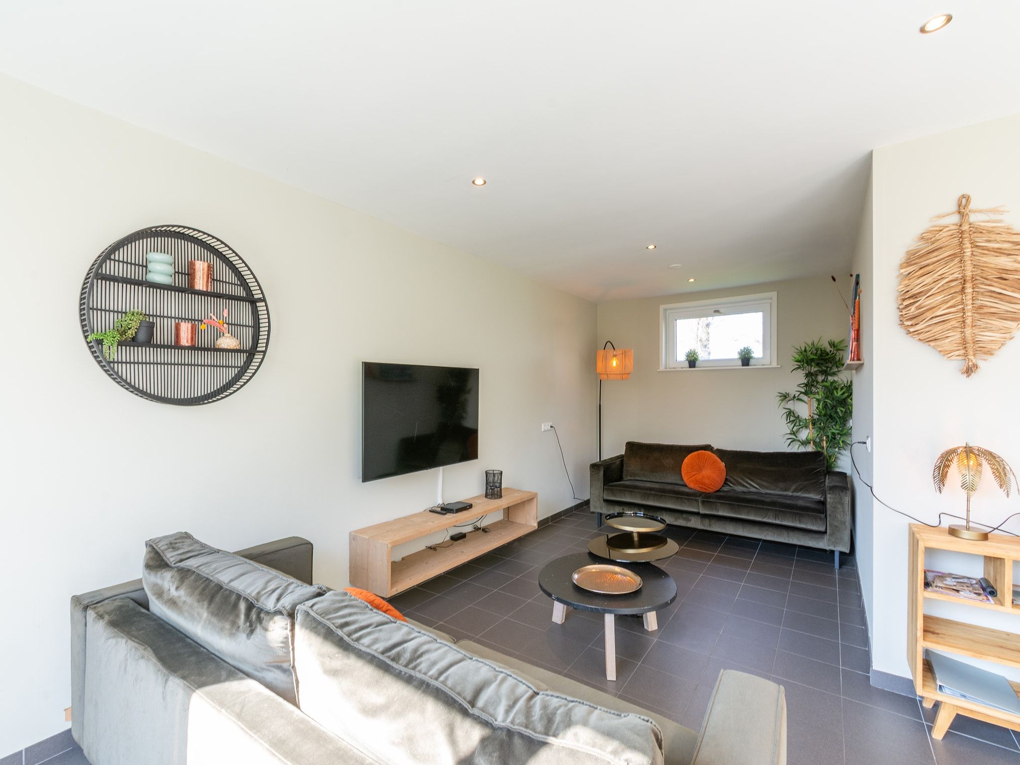 De woonkamer van Garnekuul 6 in Callantsoog