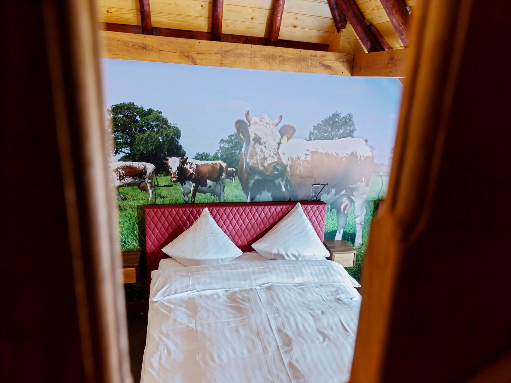 Een slaapkamer van Oane's Huske en it Simmerhuske in Jistrum / Skûlenboarch