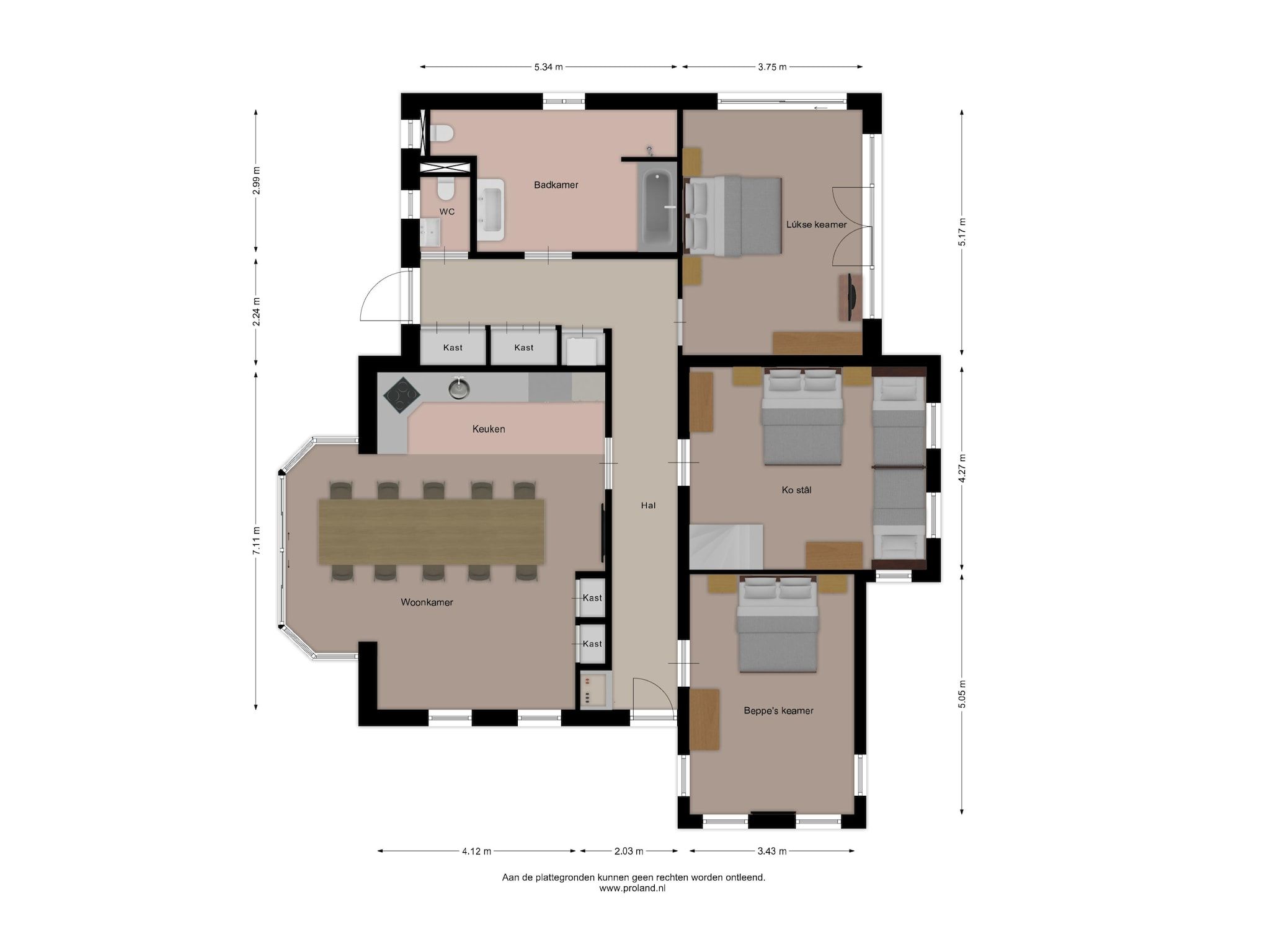 Sfeerbeeld van Oane's Huske en it Simmerhuske in Jistrum / Skûlenboarch