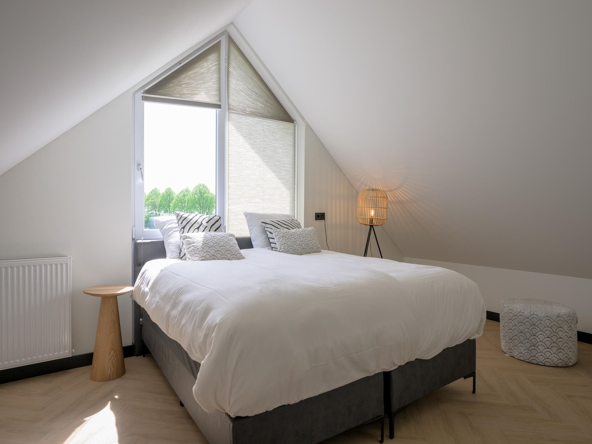 Een slaapkamer van 8 persoons villa in Sondel