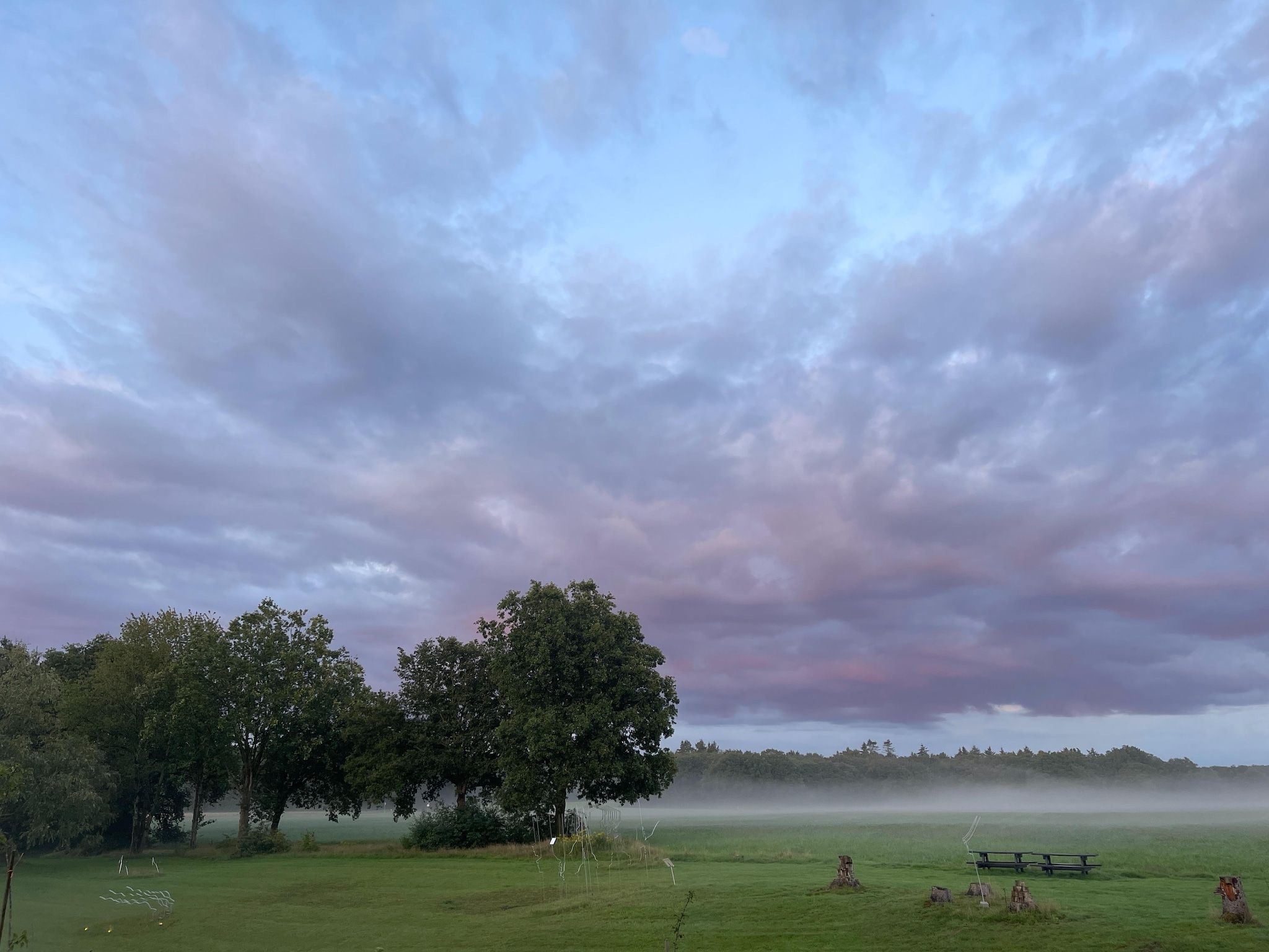 De tuin van Landhuis Hezenes in Diever