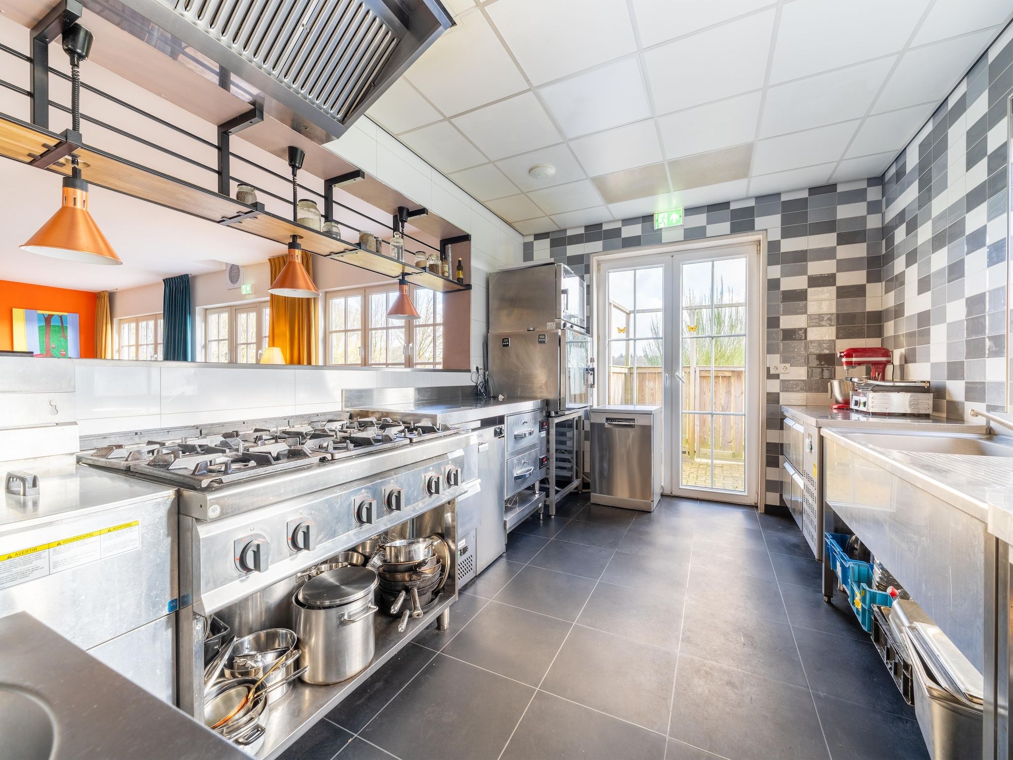 De keuken van Landhuis Hezenes in Diever