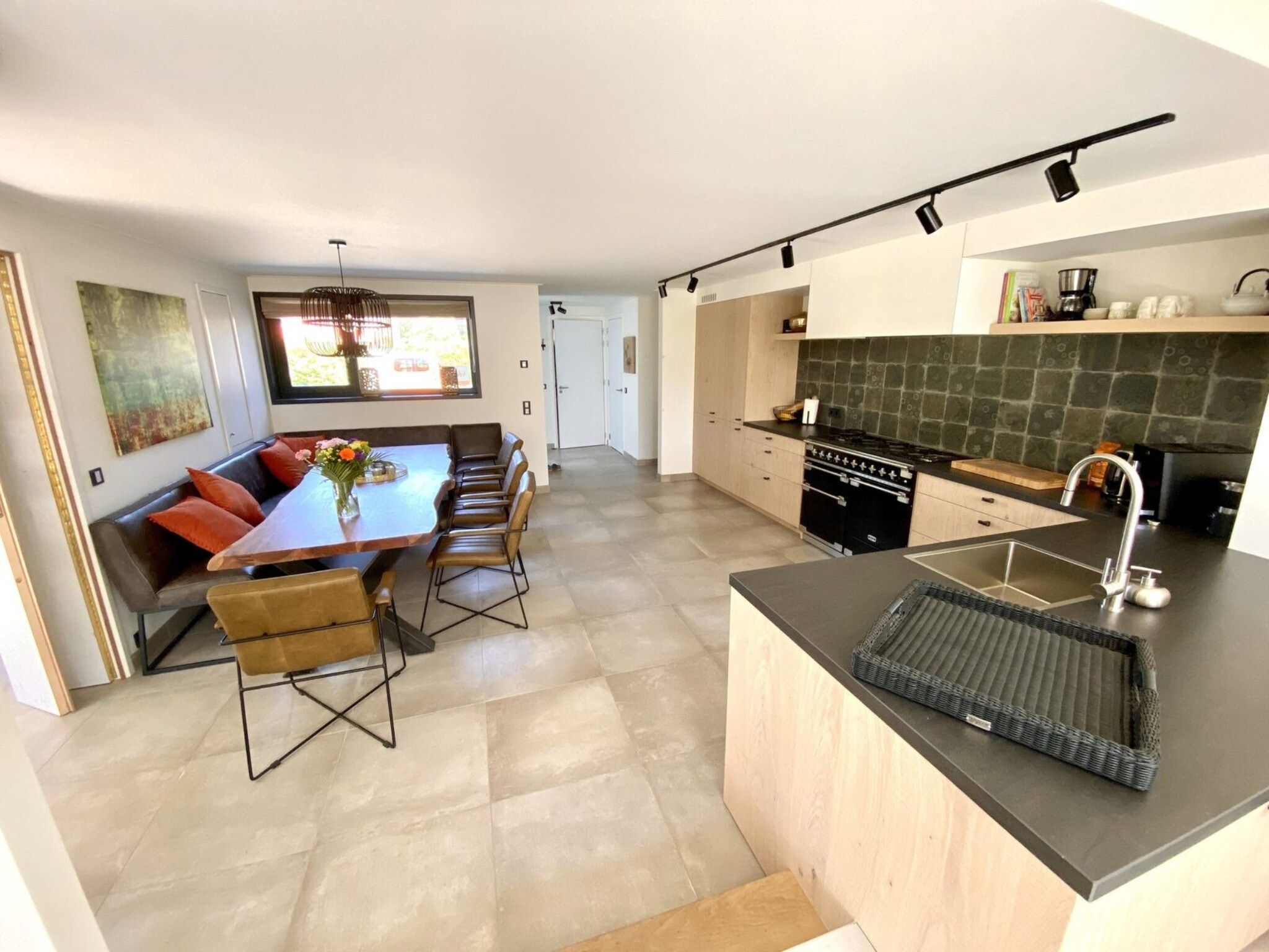 De keuken van Lepelblad 42 en 44  Nieuwvliet-Bad in Nieuwvliet-Bad