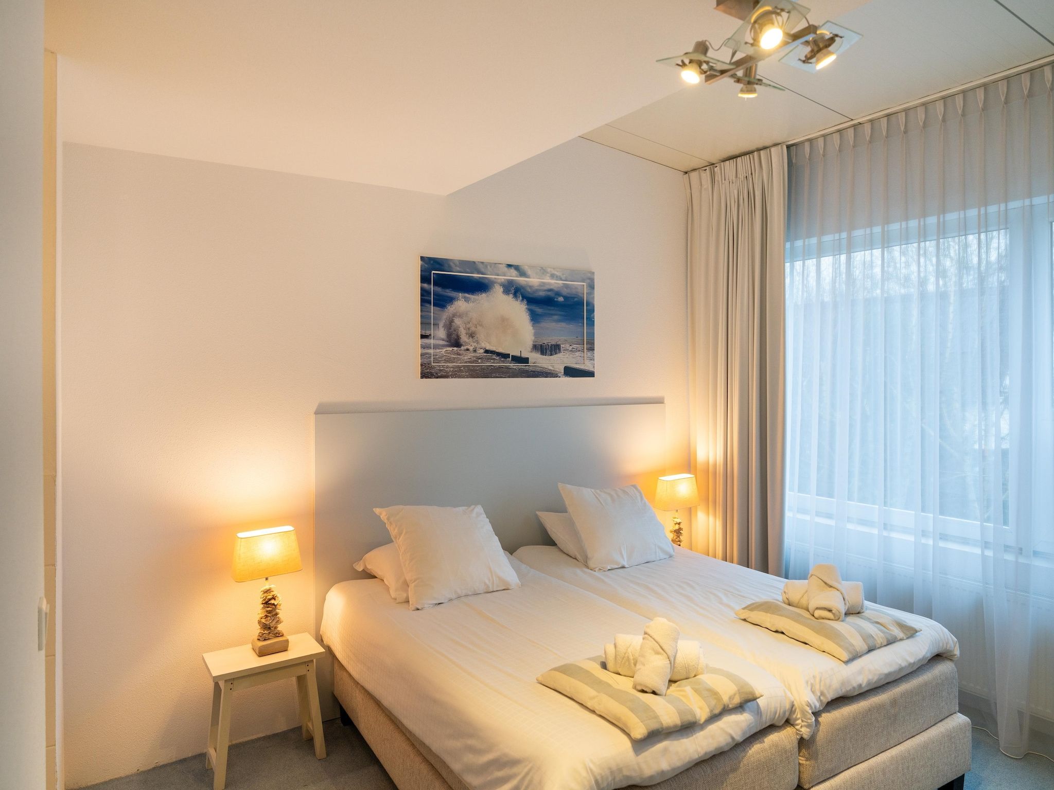 Een slaapkamer van De Slaapfabriek in Teuge