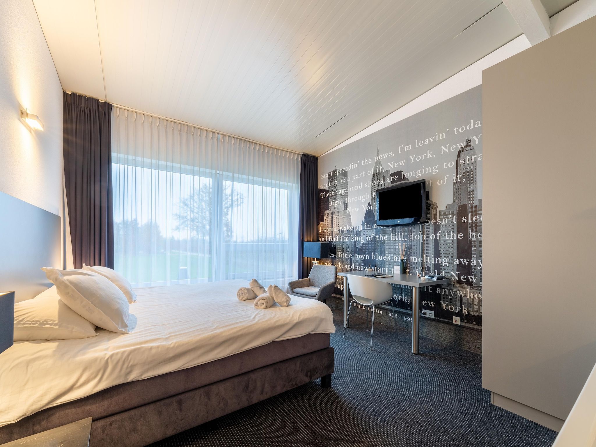 Een slaapkamer van De Slaapfabriek in Teuge