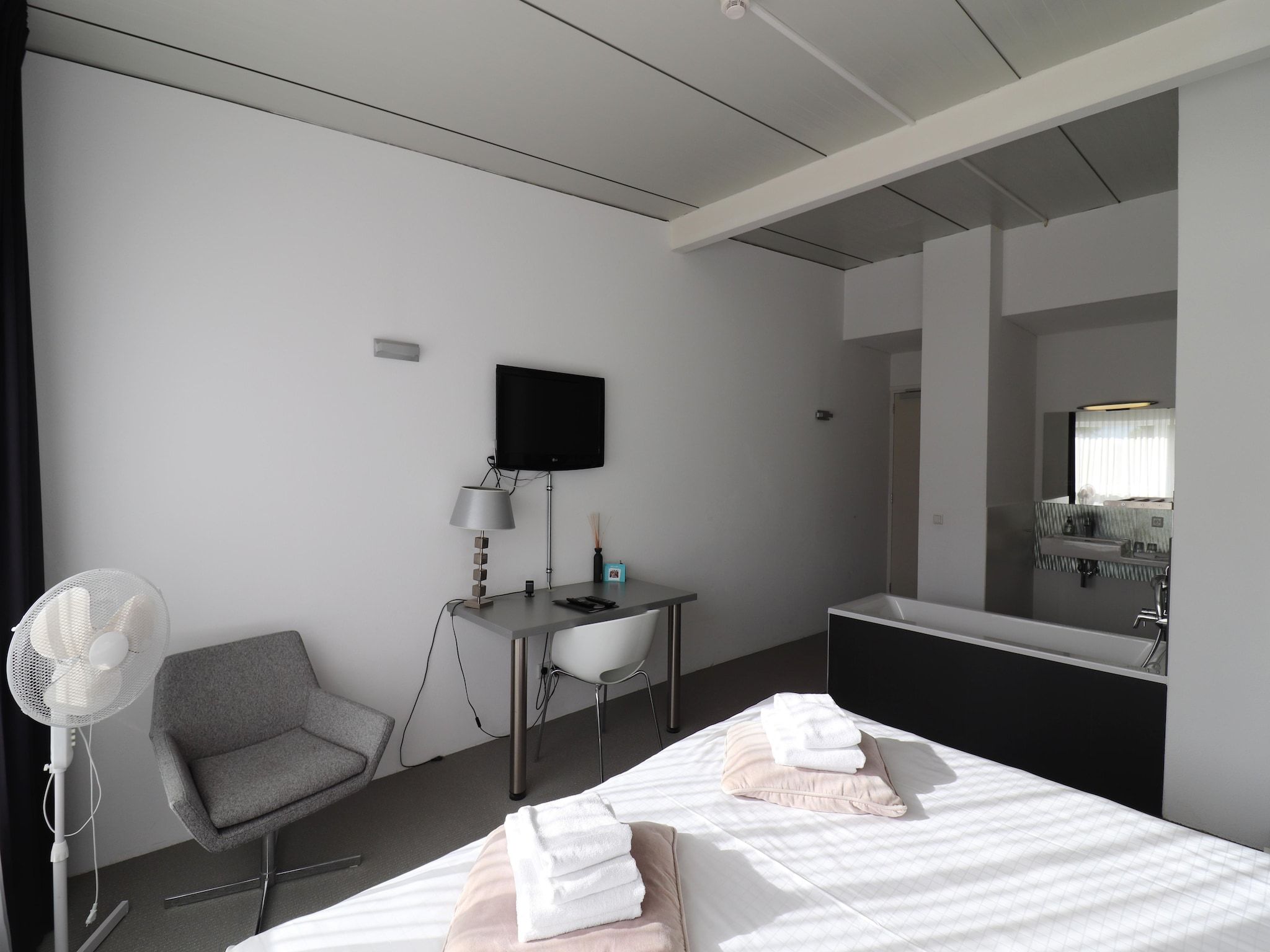 Een slaapkamer van De Slaapfabriek in Teuge