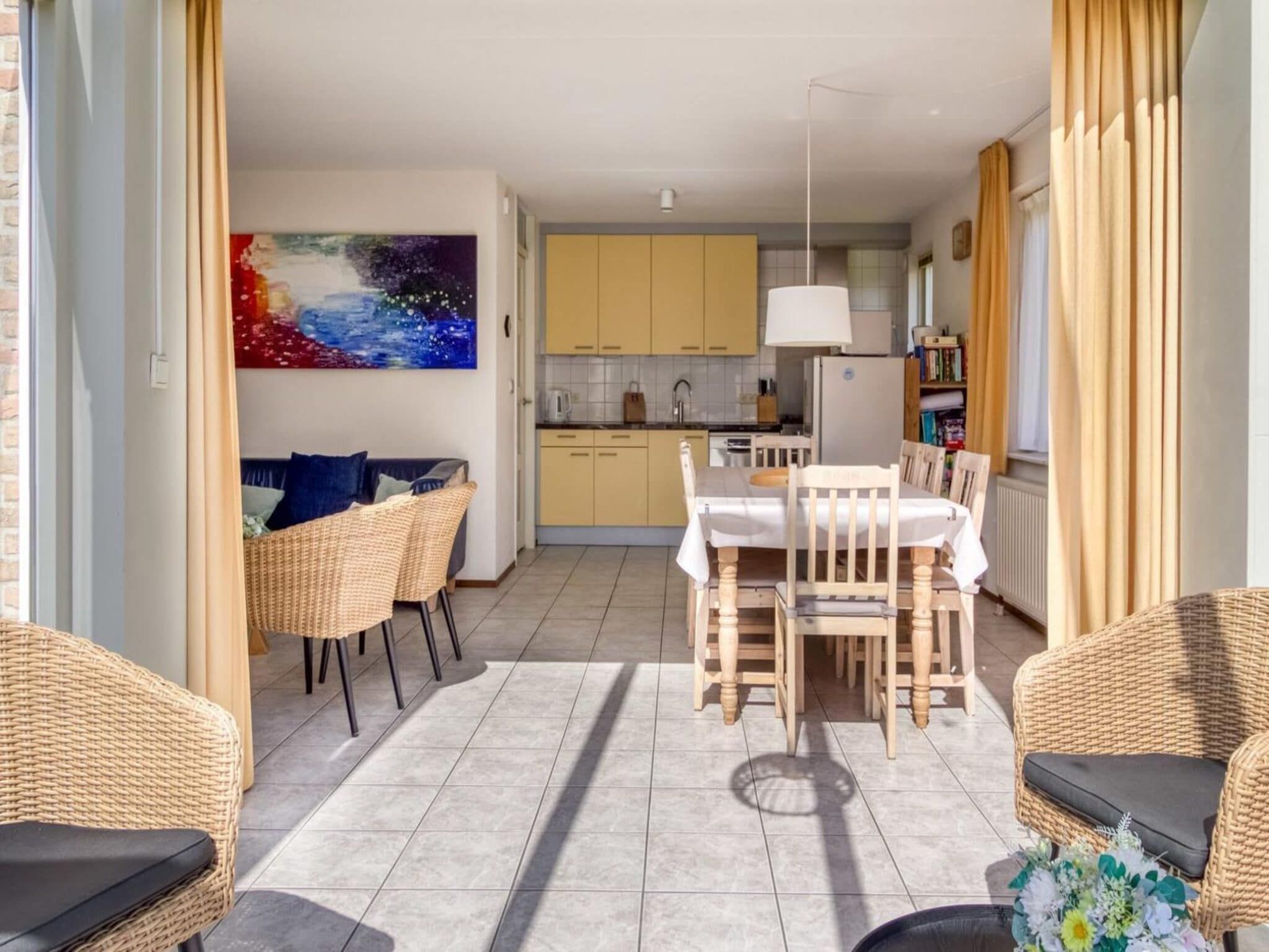 De woonkamer van Scheldeveste 165 Schelde Breskens in Breskens