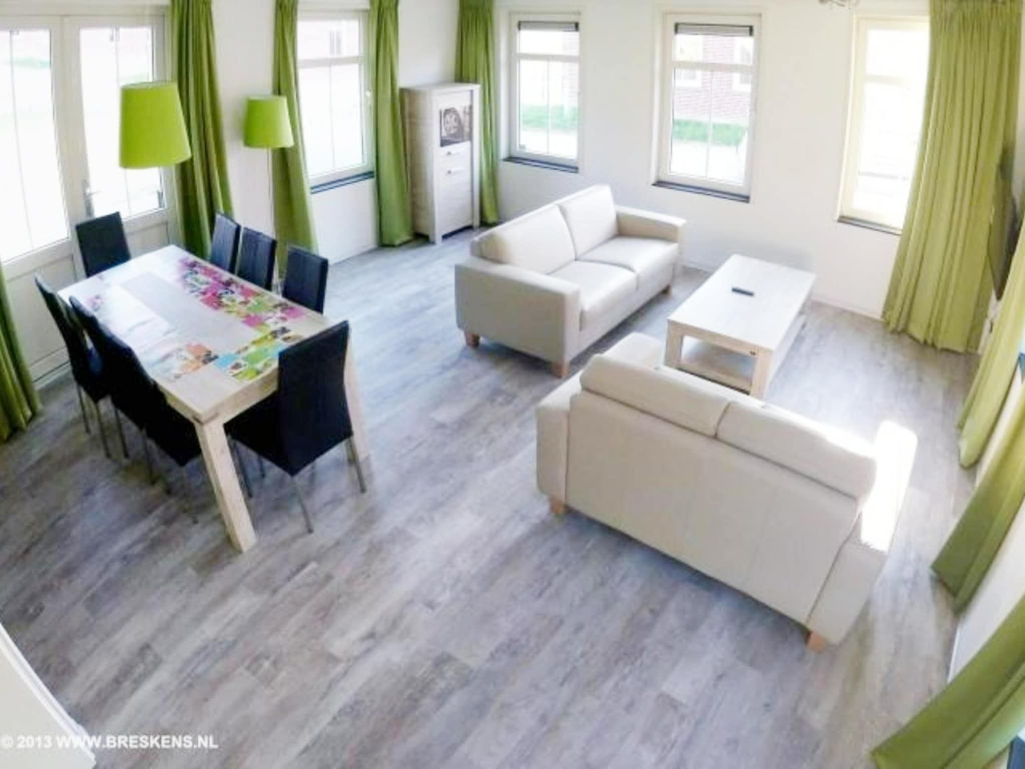 De woonkamer van Landgoed de Lente 40 Sneeuwklokje Breskens in Breskens