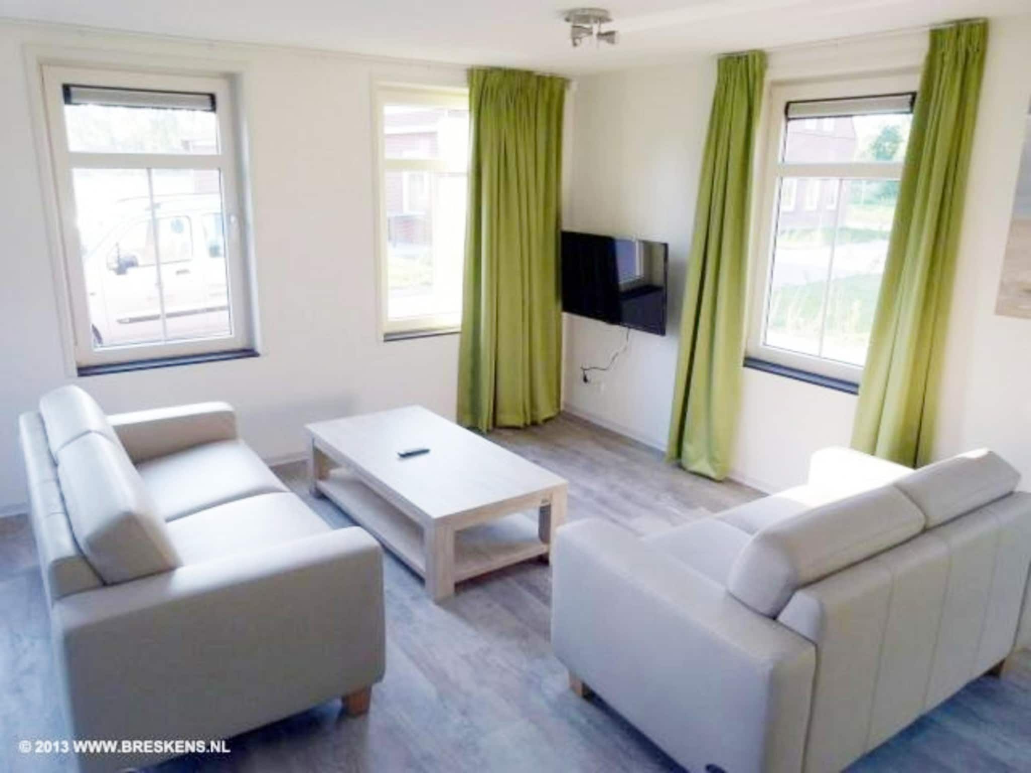 De woonkamer van Landgoed de Lente 40 Sneeuwklokje Breskens in Breskens