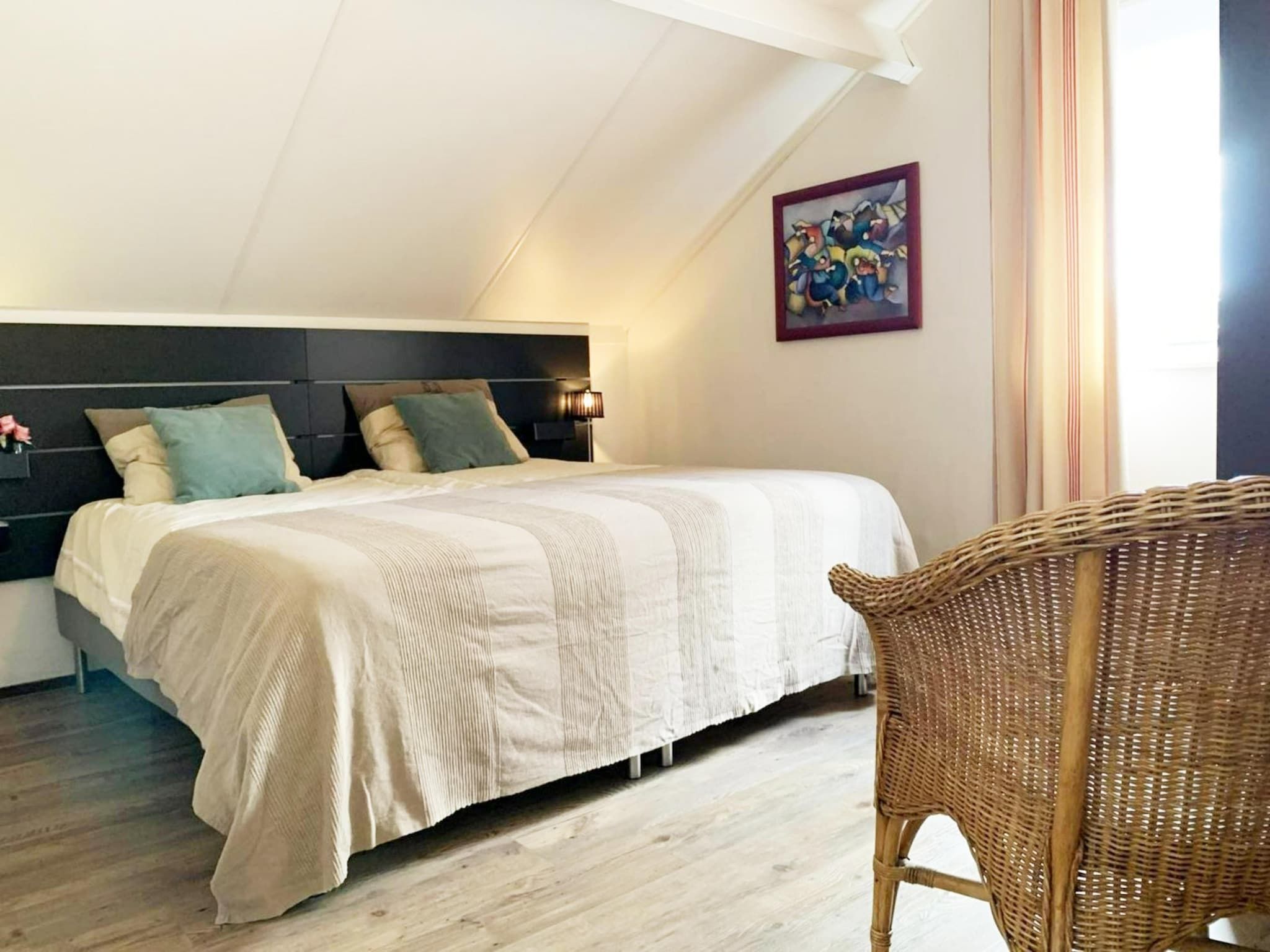 Een slaapkamer van Scheldeveste 137 Schelde breskens in Breskens