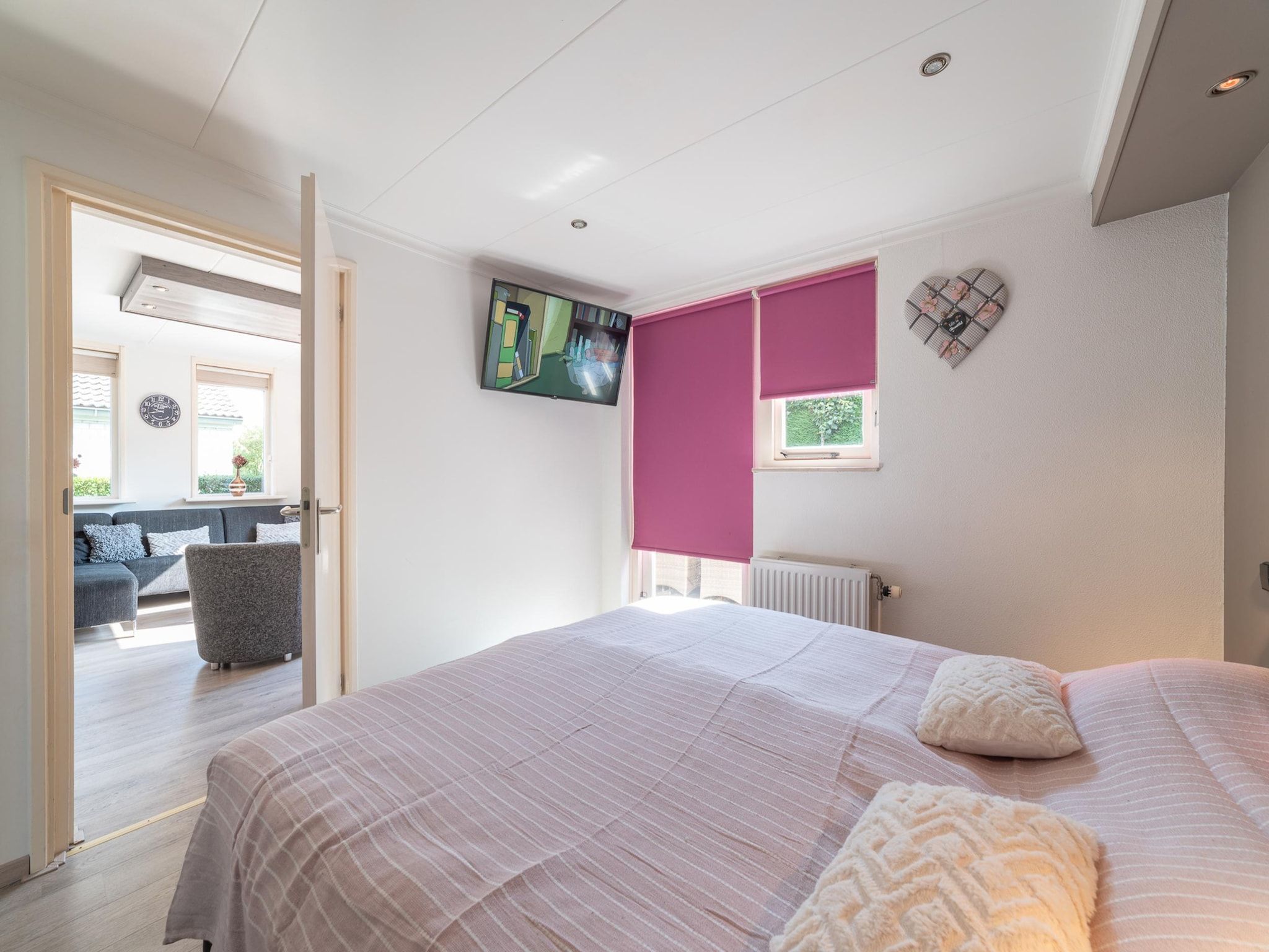 Een slaapkamer van Villapark De Oesterbaai 26 in Wemeldinge