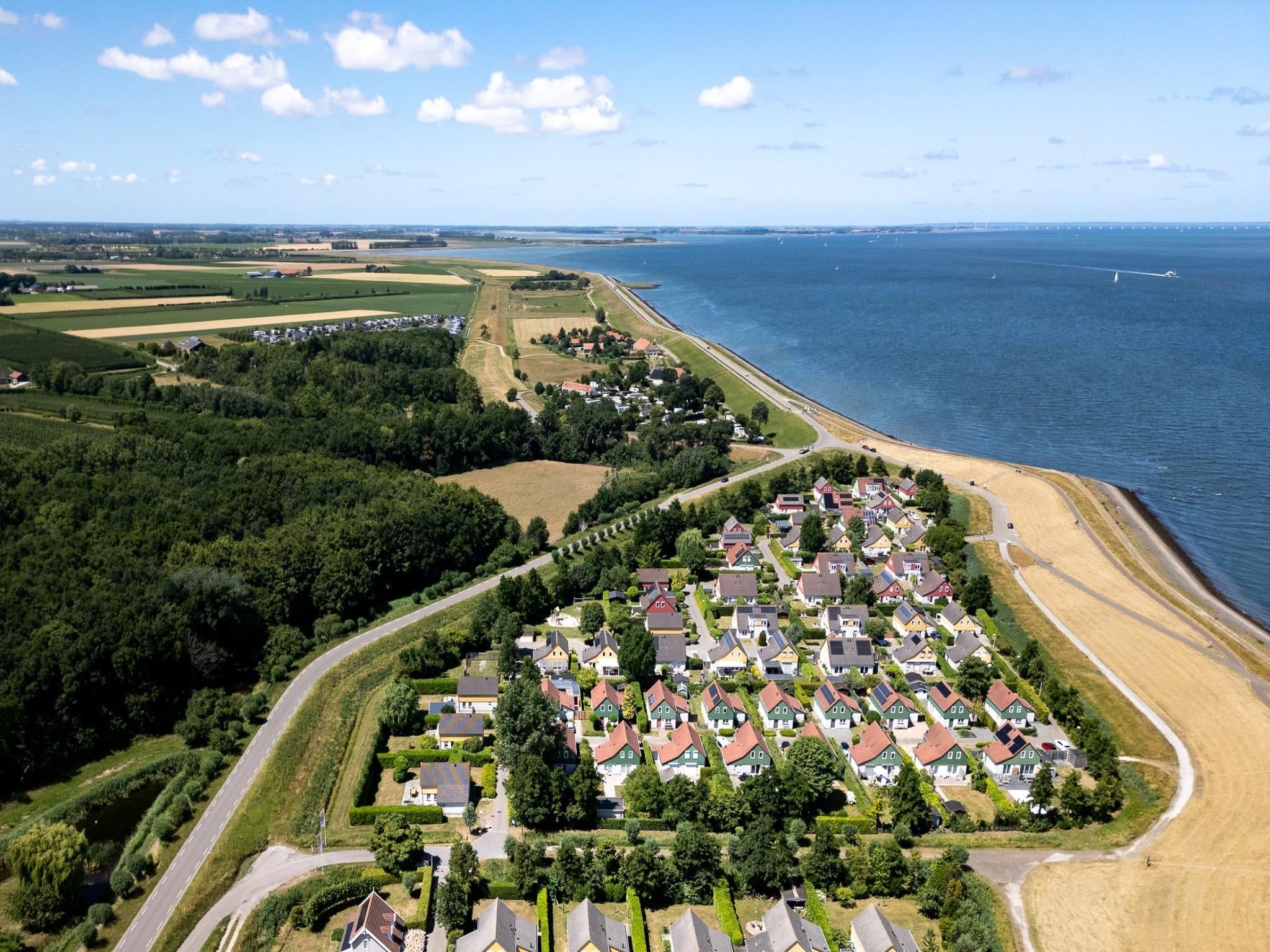 De omgeving van Villapark De Oesterbaai 26 in Wemeldinge