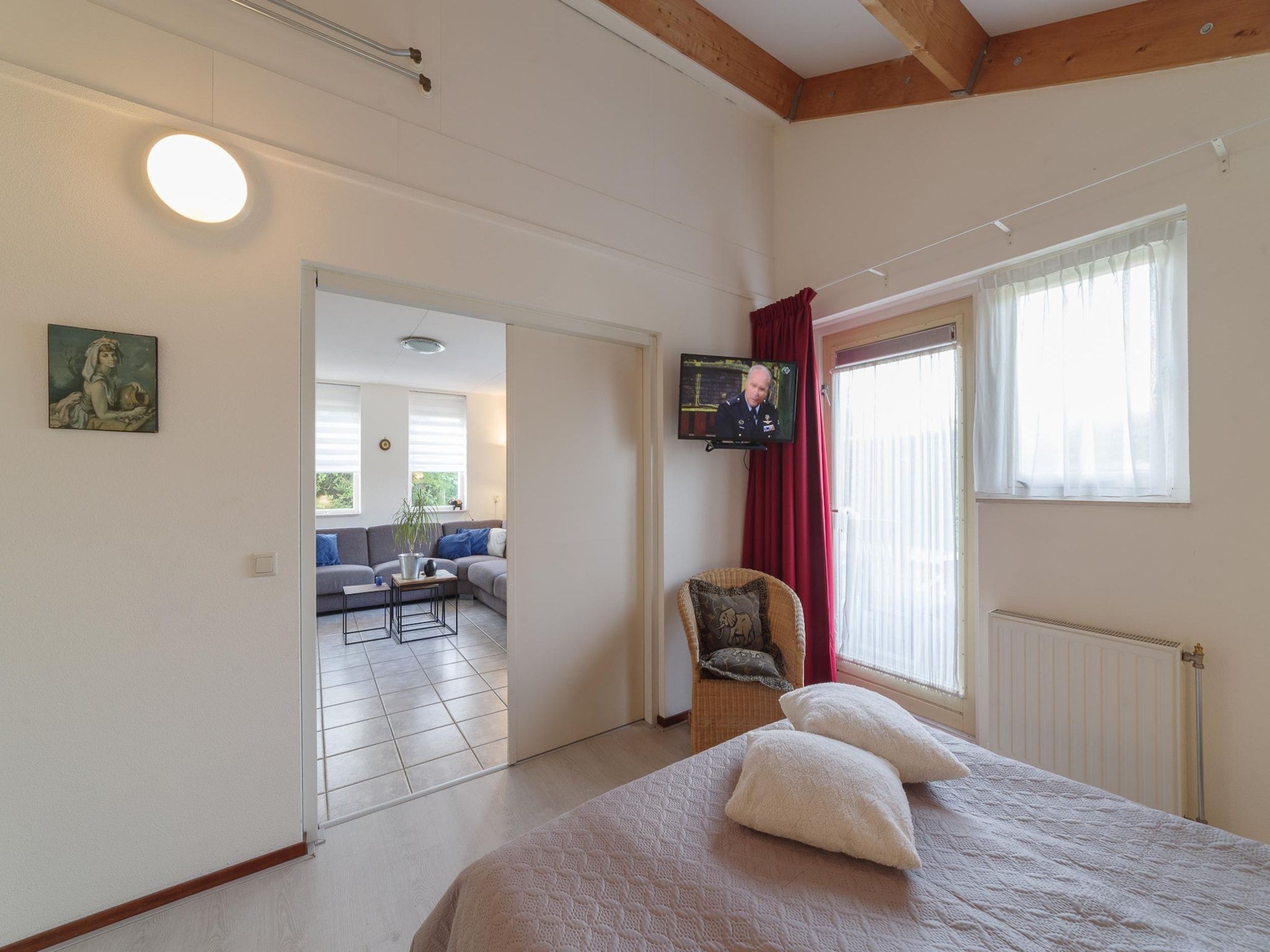 Een slaapkamer van Villapark De Oesterbaai 91 in Wemeldinge