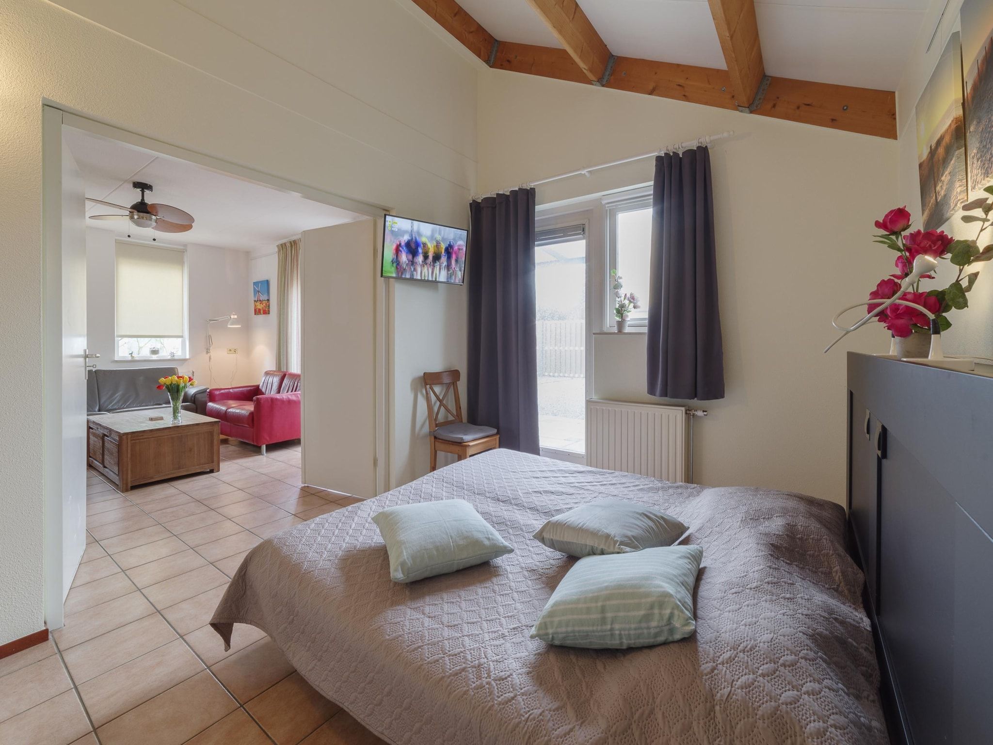 Een slaapkamer van Villapark De Oesterbaai 112 in Wemeldinge