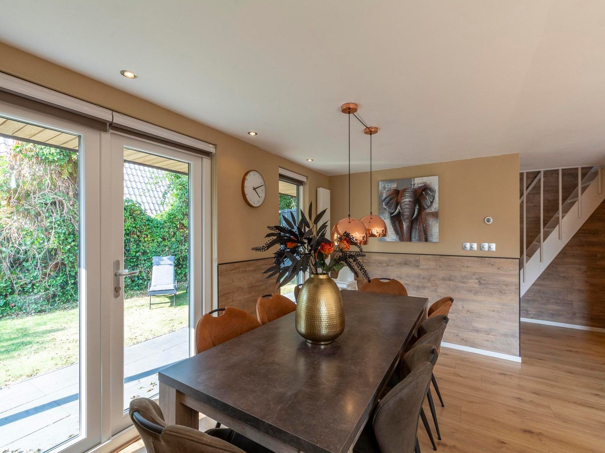 De eetkamer van Sandepark 118 in Groote Keeten