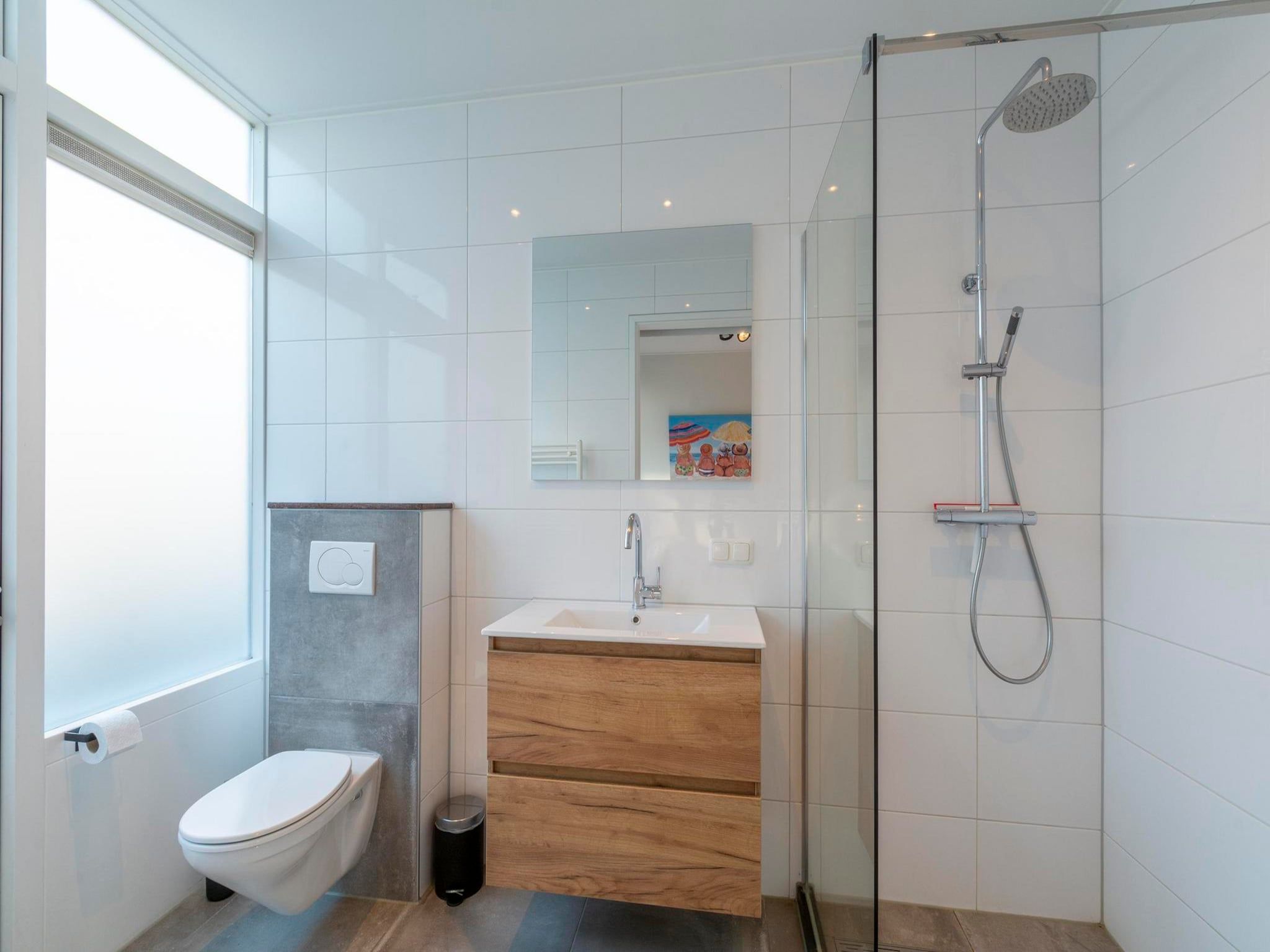 De badkamer van Lazy Daisy in Groote Keeten