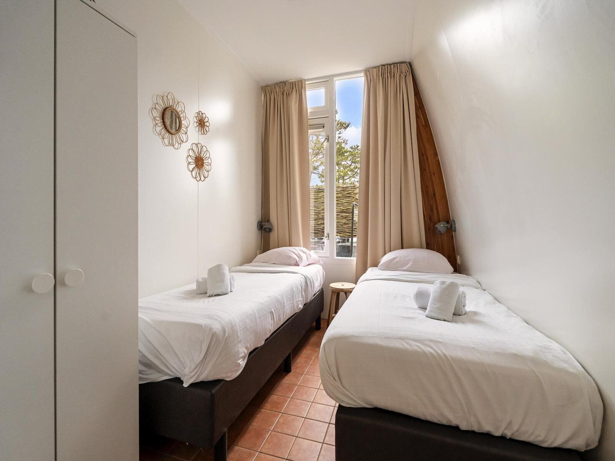 Een slaapkamer van Lazy Daisy in Groote Keeten