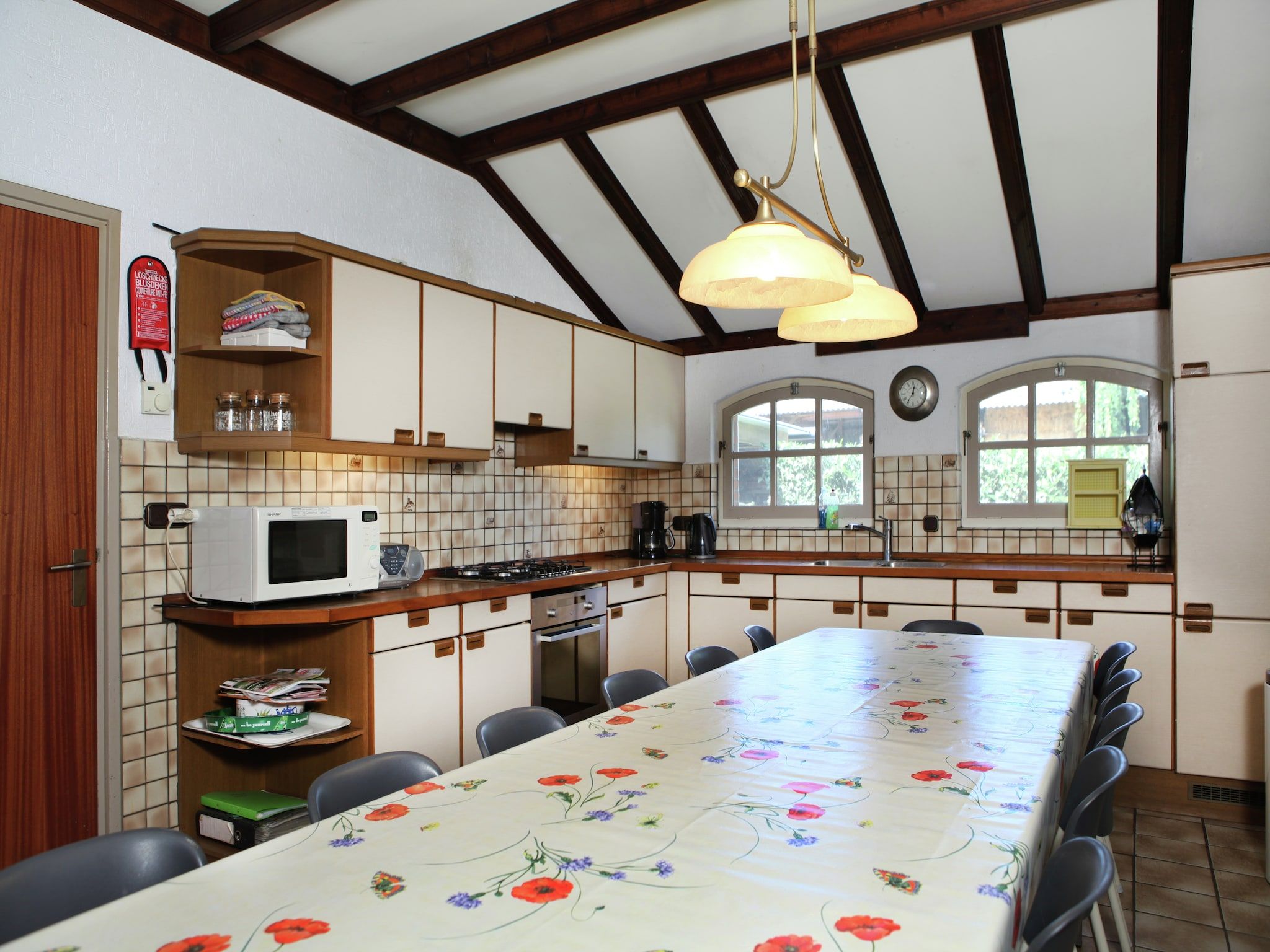 De eetkamer van Wijsthoeve in Uden