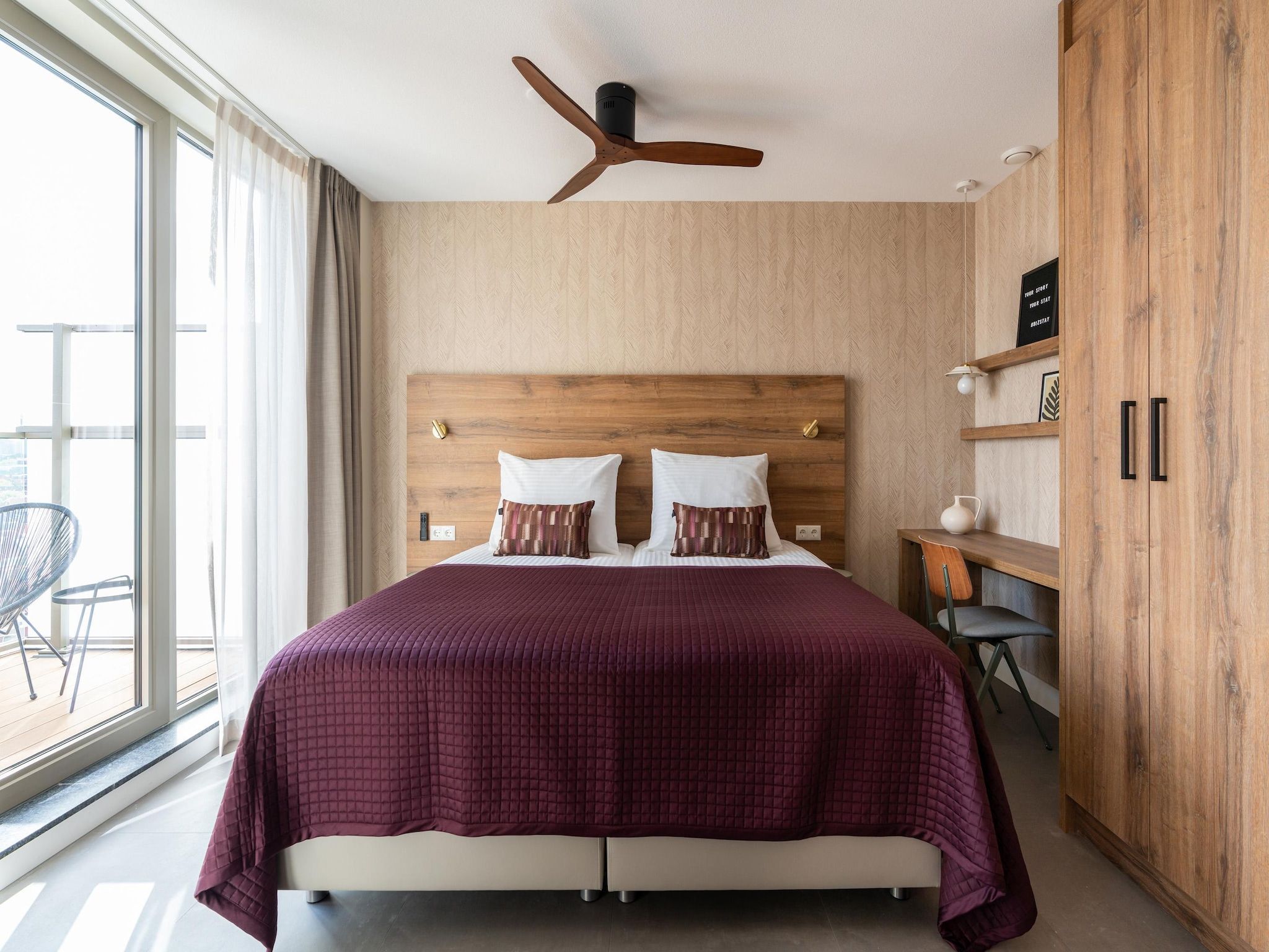 Een slaapkamer van Walden 3 in Den Haag