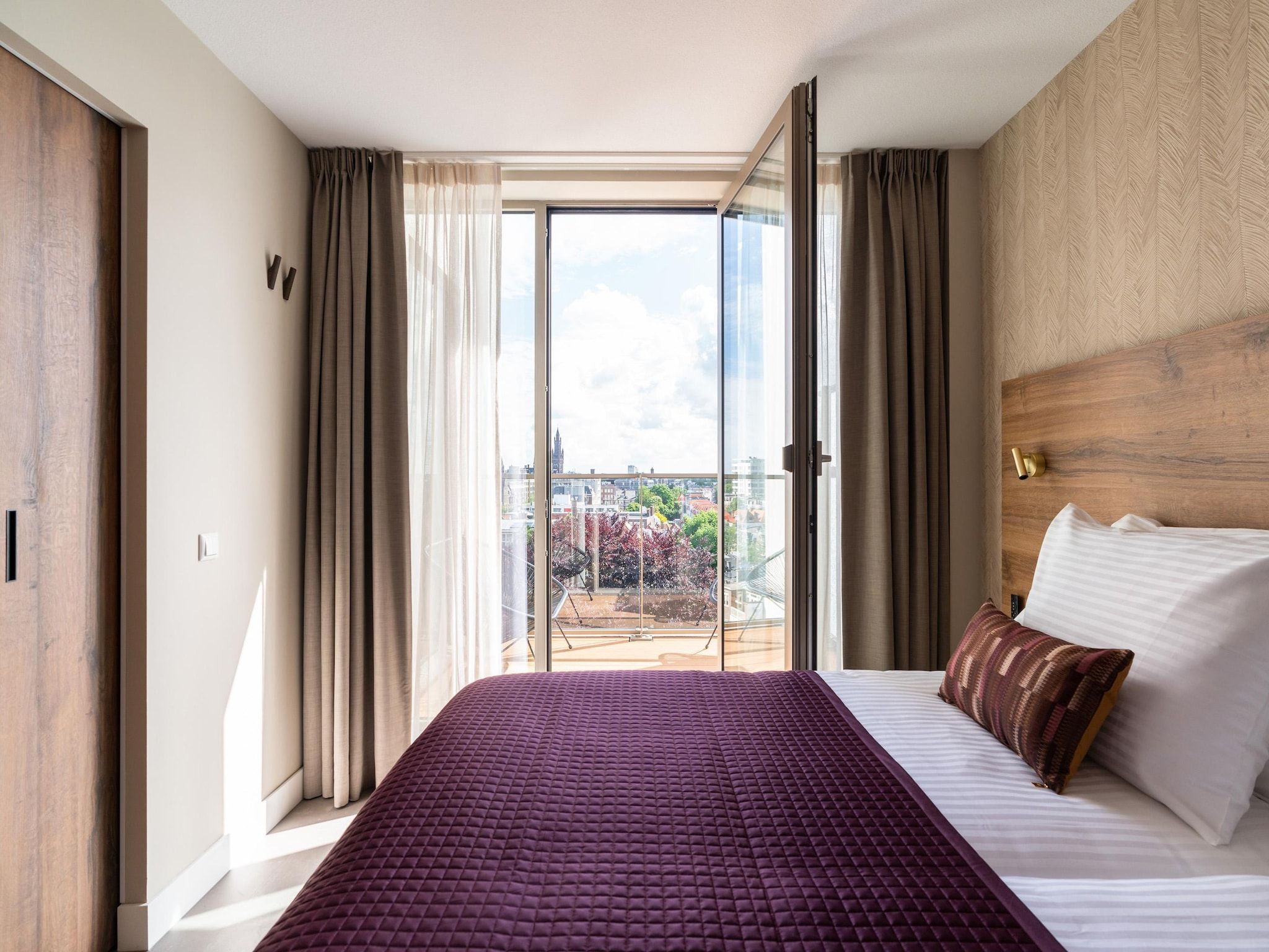 Een slaapkamer van Walden 3 in Den Haag