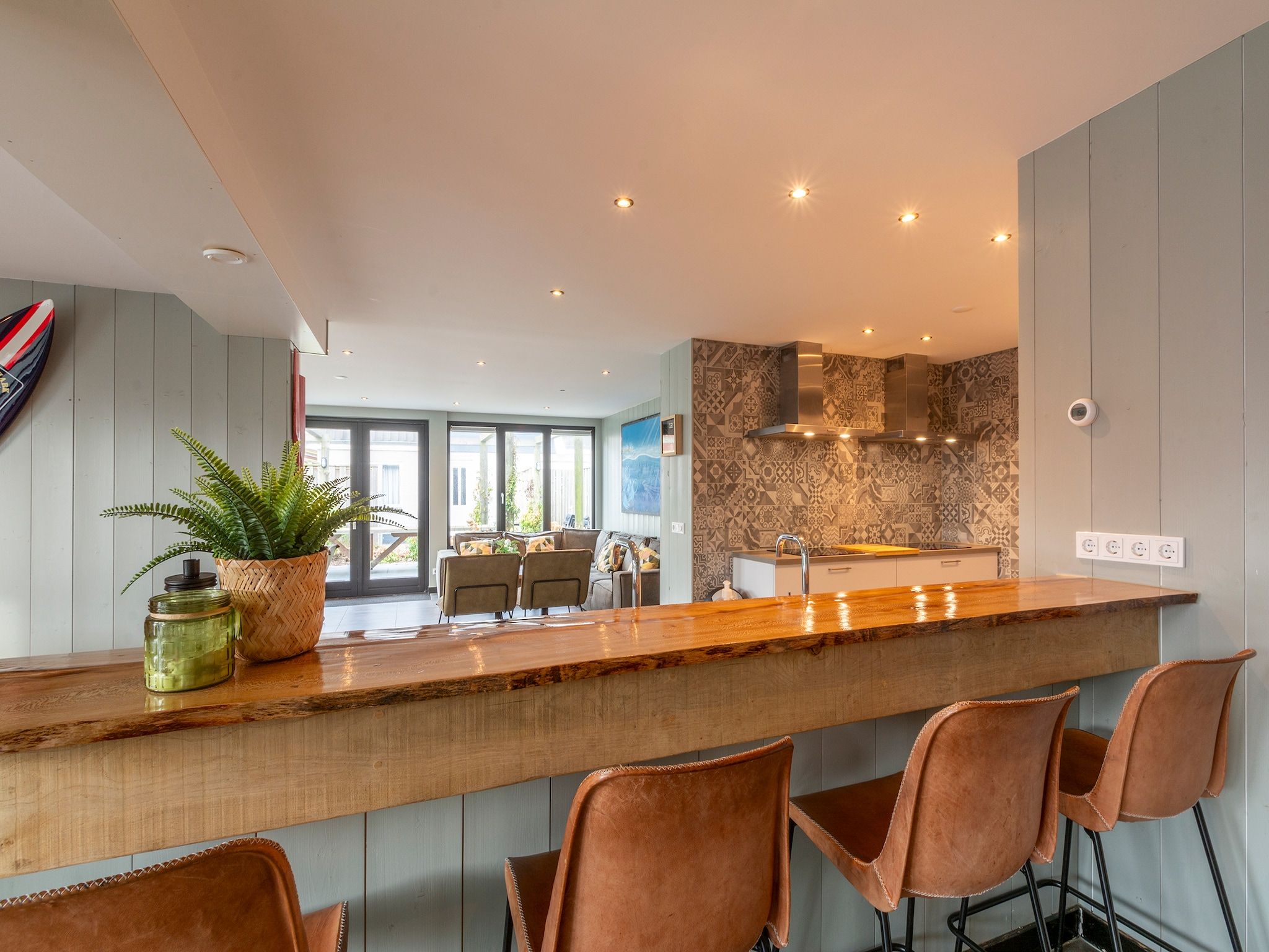 De eetkamer van Groote Kaap in Callantsoog