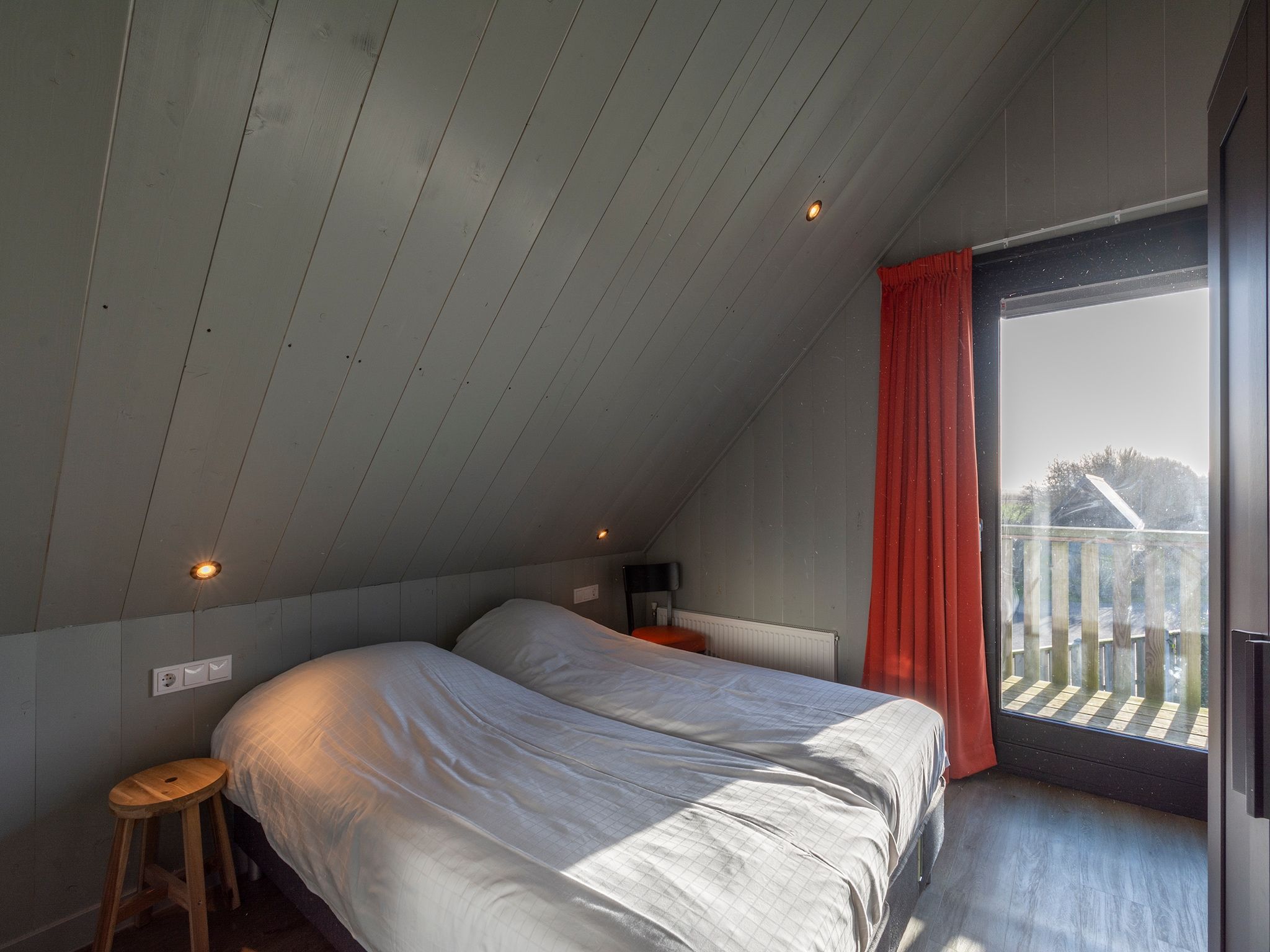 Een slaapkamer van Groote Kaap in Callantsoog