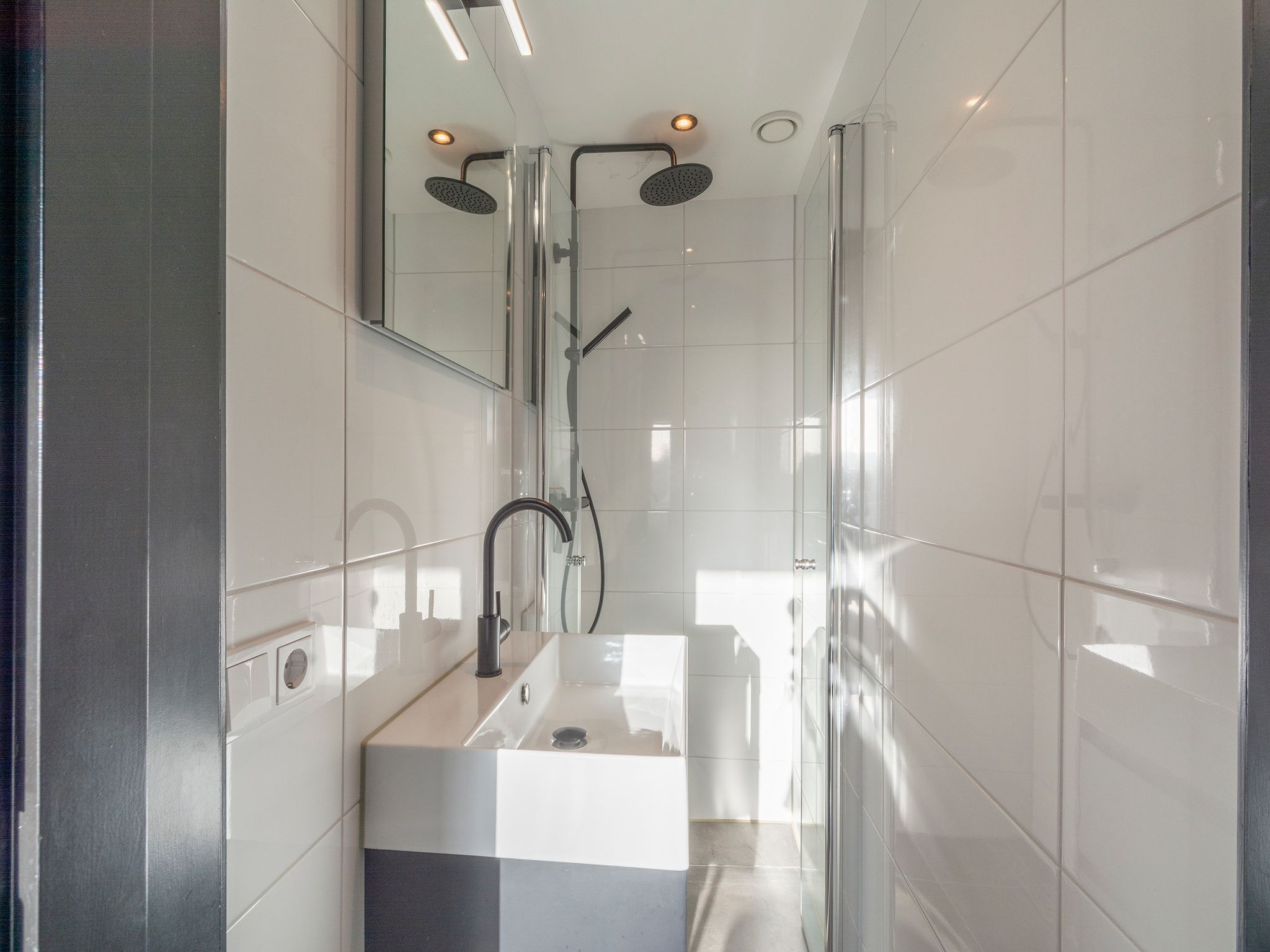 De badkamer van Groote Kaap in Callantsoog