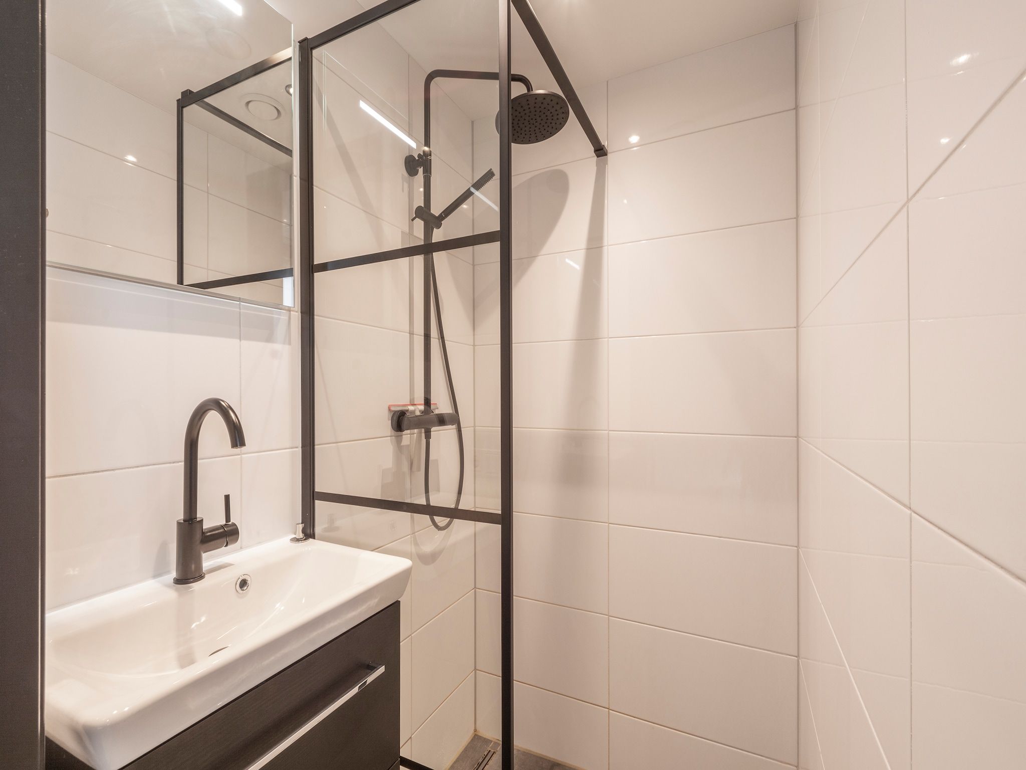 De badkamer van Groote Kaap in Callantsoog