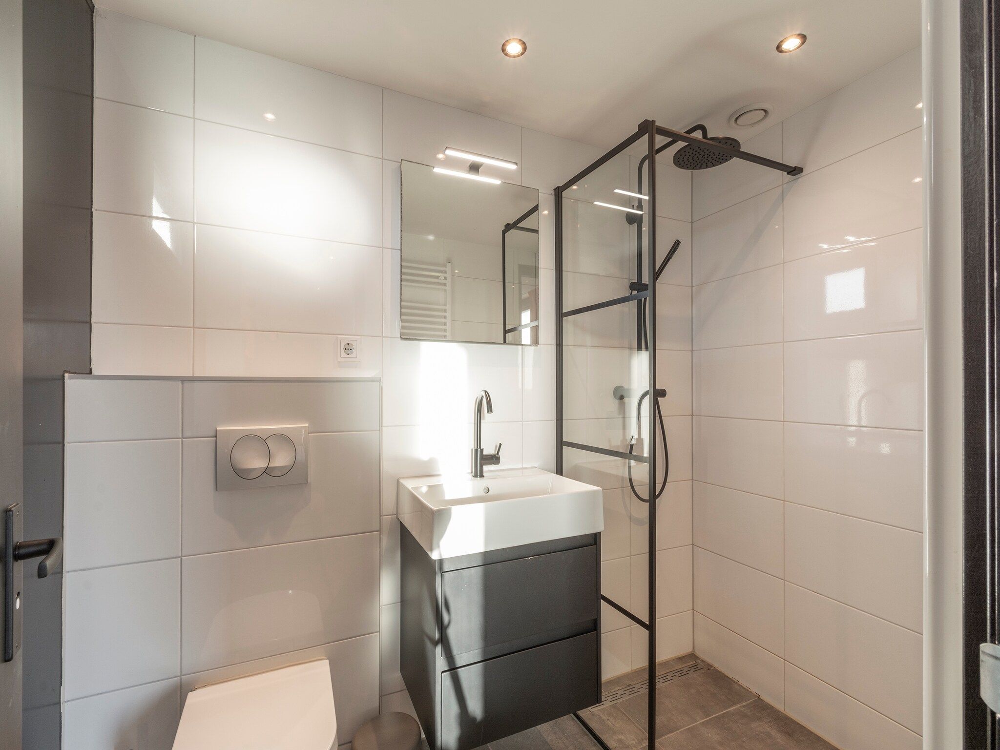 De badkamer van Groote Kaap in Callantsoog