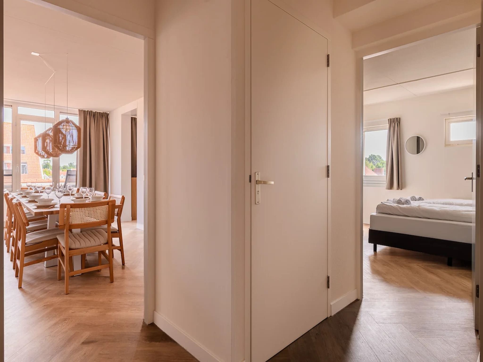 De woonkamer van Appartement Luxe 10 in Bruinisse