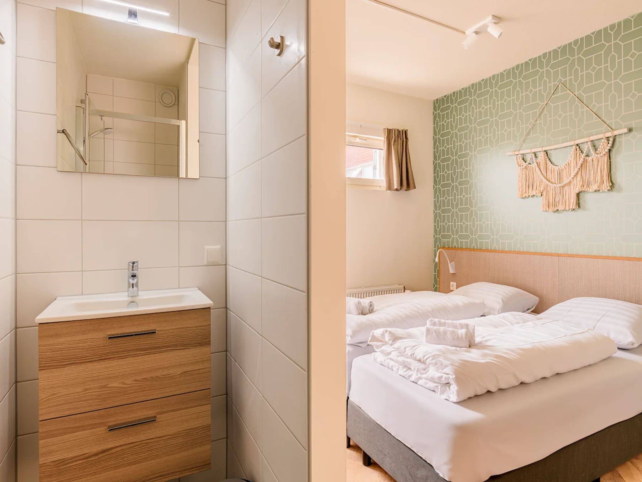 De badkamer van Appartement Luxe 10 in Bruinisse