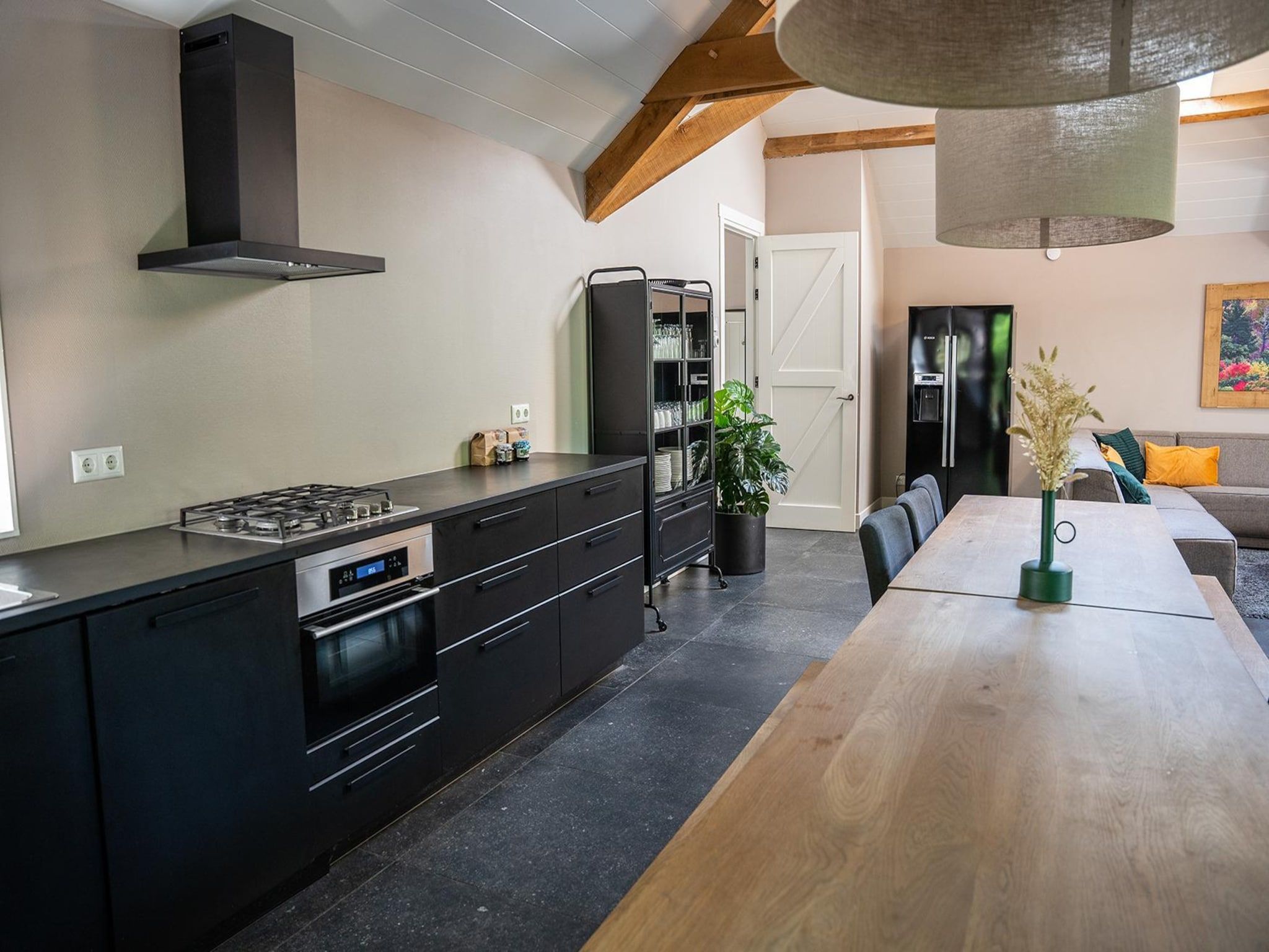 De keuken van Vlindervallei Boshuis 16p in Ermelo