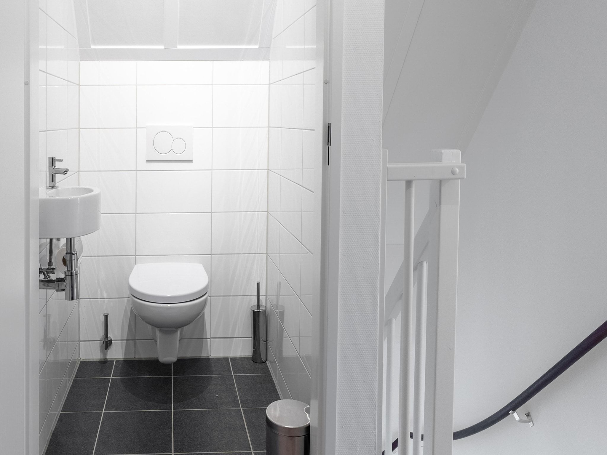 De badkamer van Wulpdal 63 in Scherpenisse