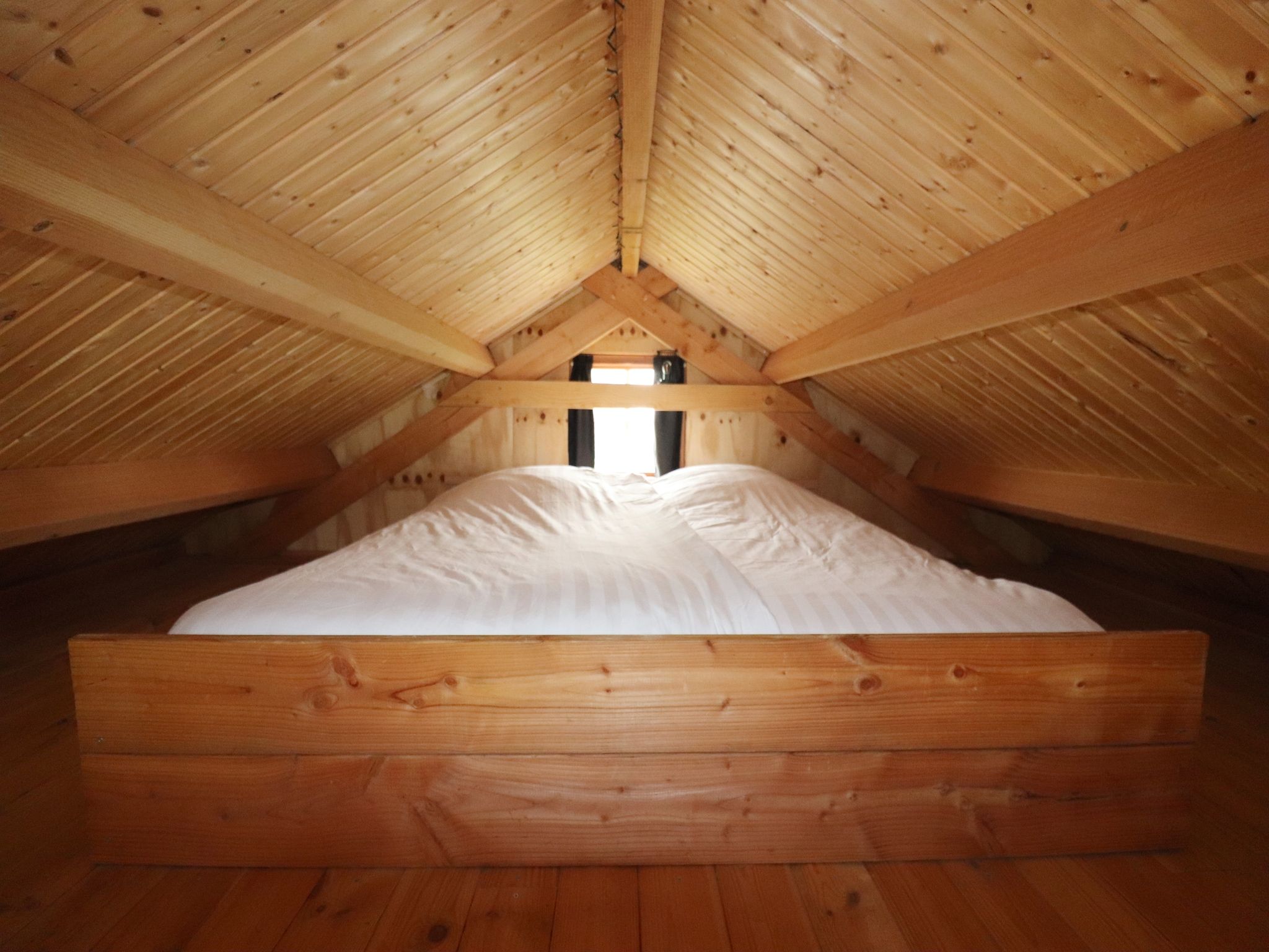 Een slaapkamer van Grutto en Turleluur in Tjerkgaast