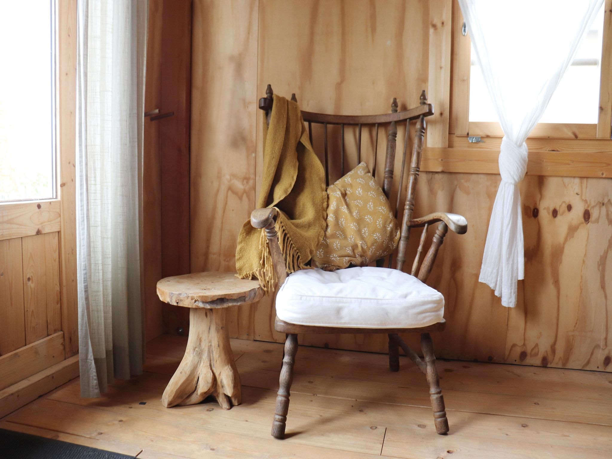 De woonkamer van Grutto en Turleluur in Tjerkgaast