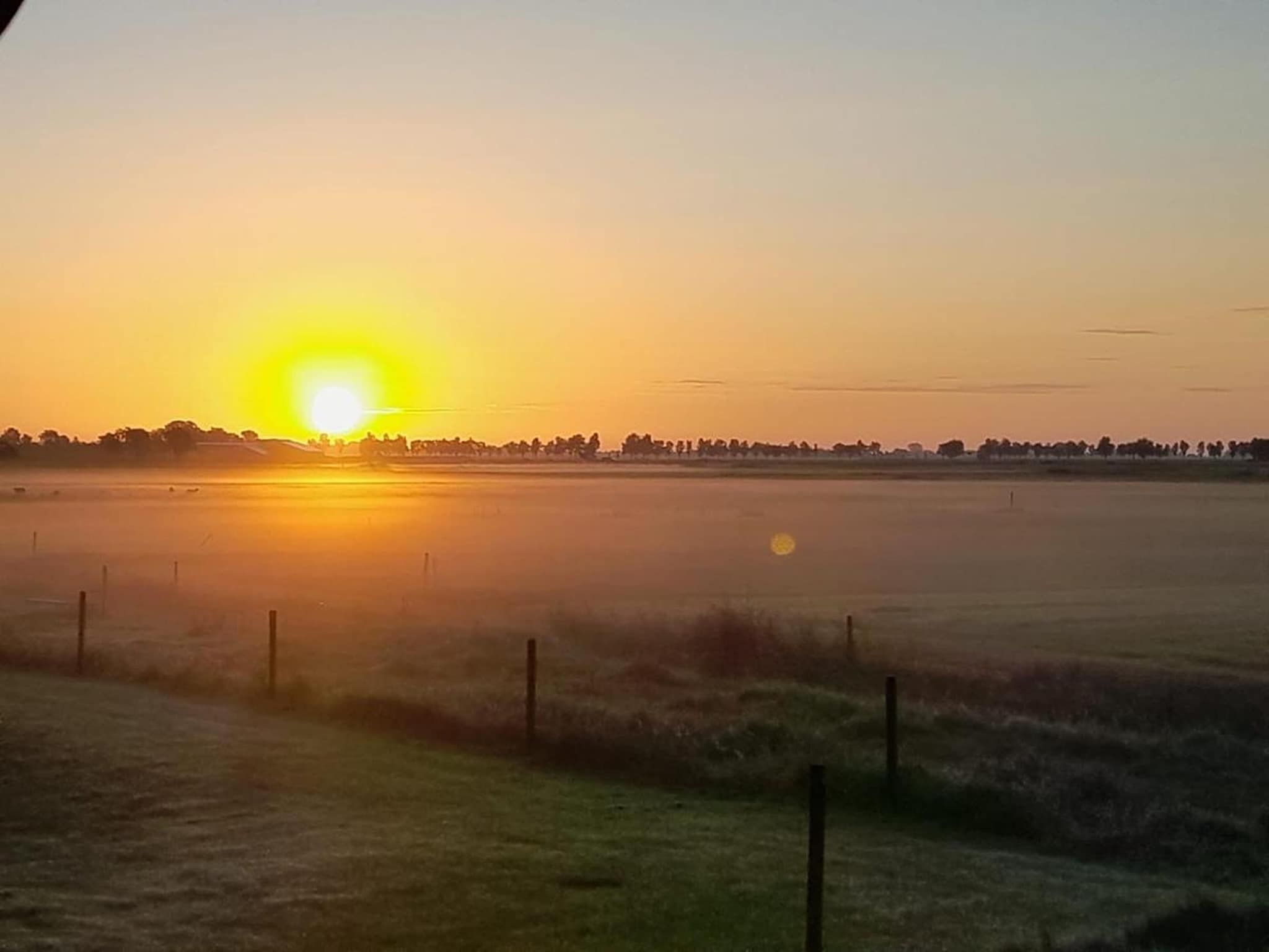 Het uitzicht vanaf Grutto en Turleluur in Tjerkgaast