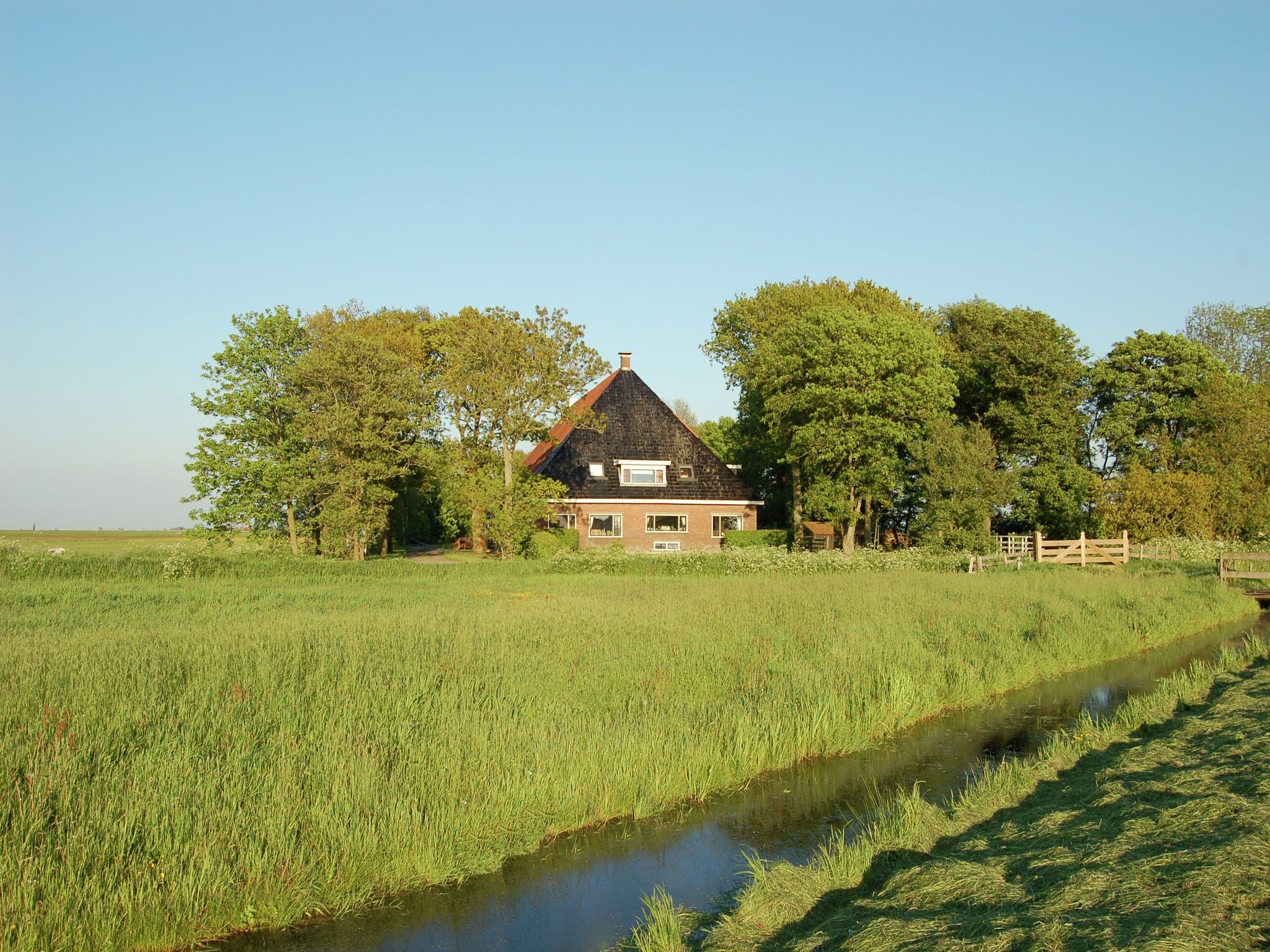 De buitenkant van Berkenhof 8 personen in Workum