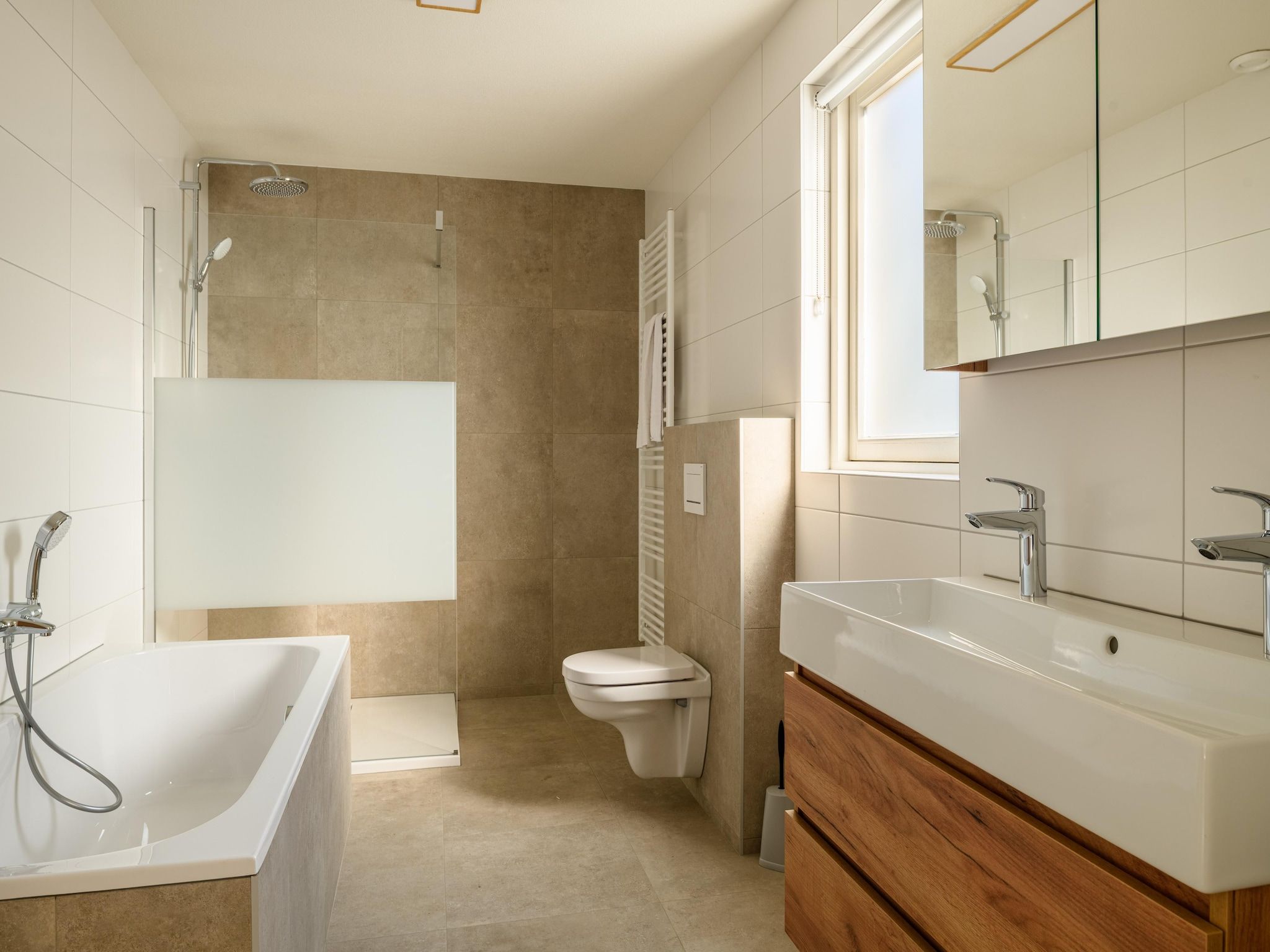 De badkamer van Parc Duc de Brabant 16 in Diessen-Baarschot