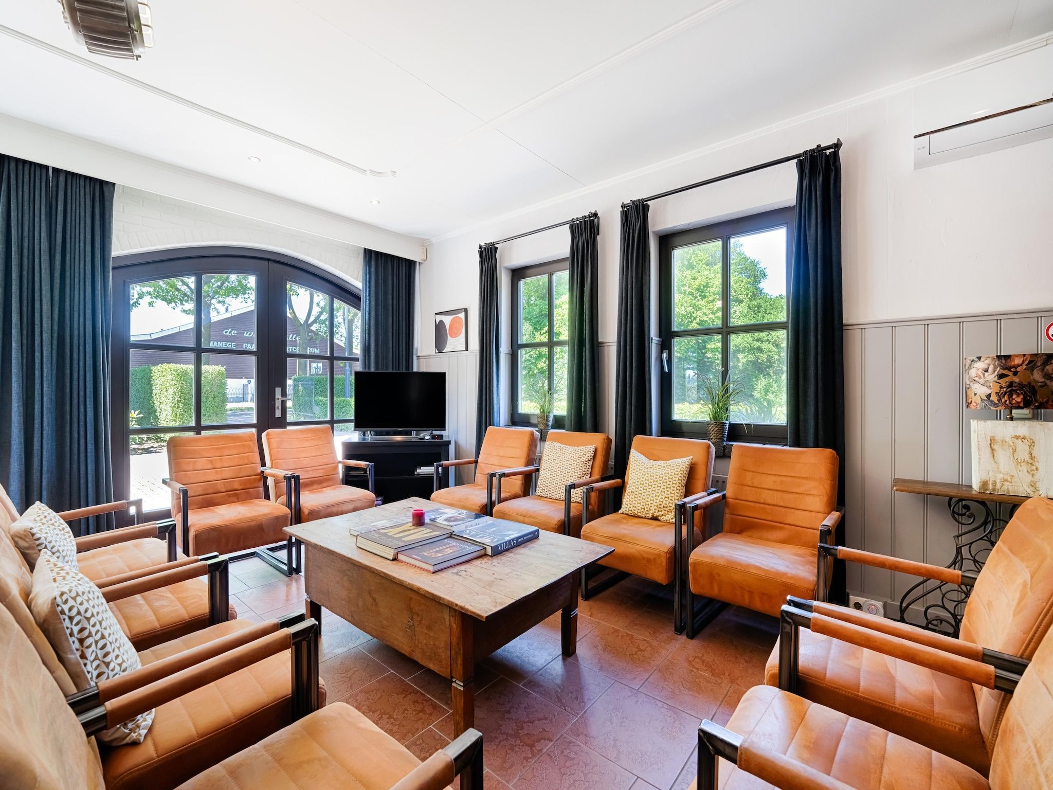 De woonkamer van 't Woold in Asten