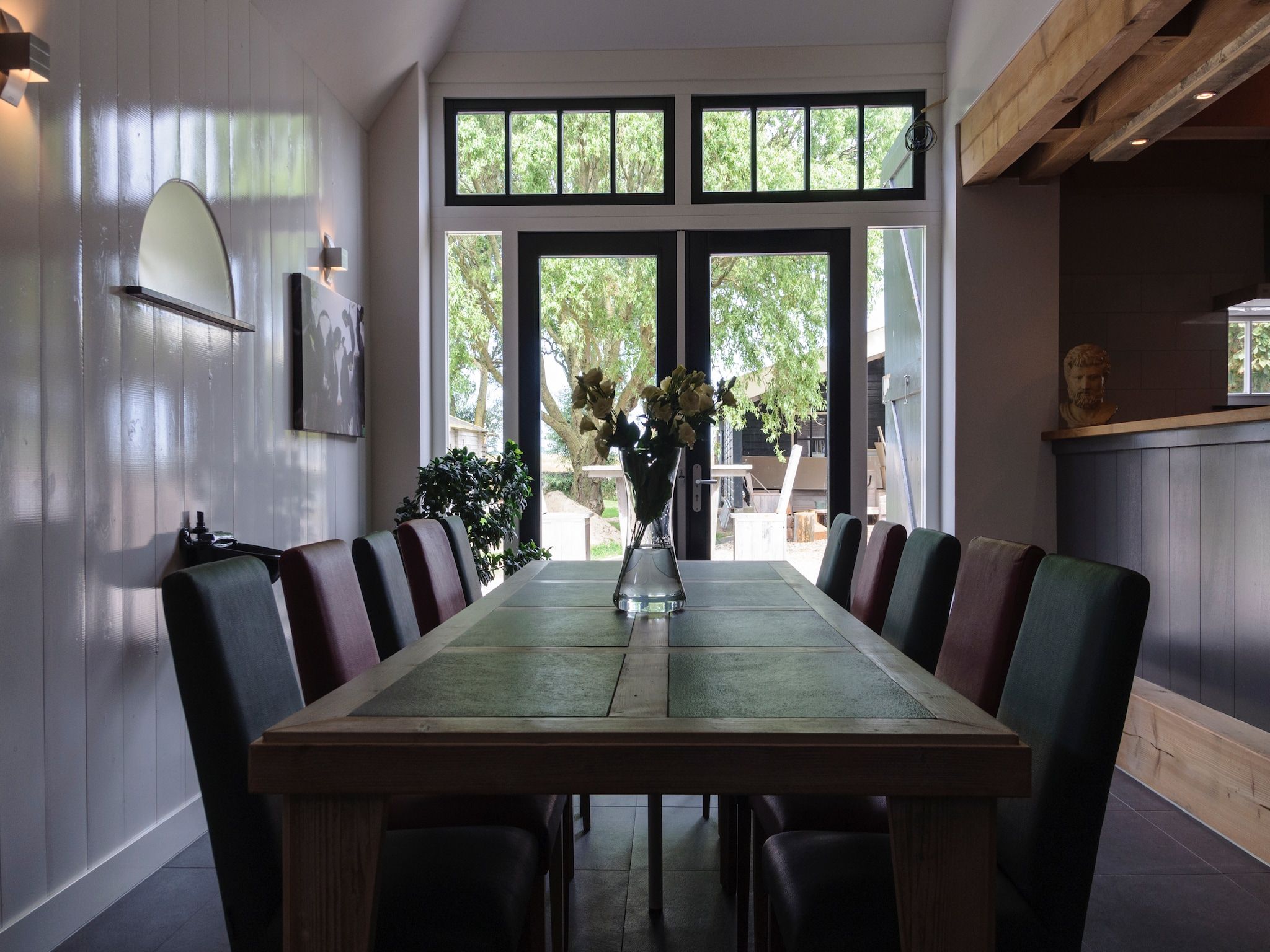 De eetkamer van Groepsaccomodatie - Balkenhoeve in Schagen