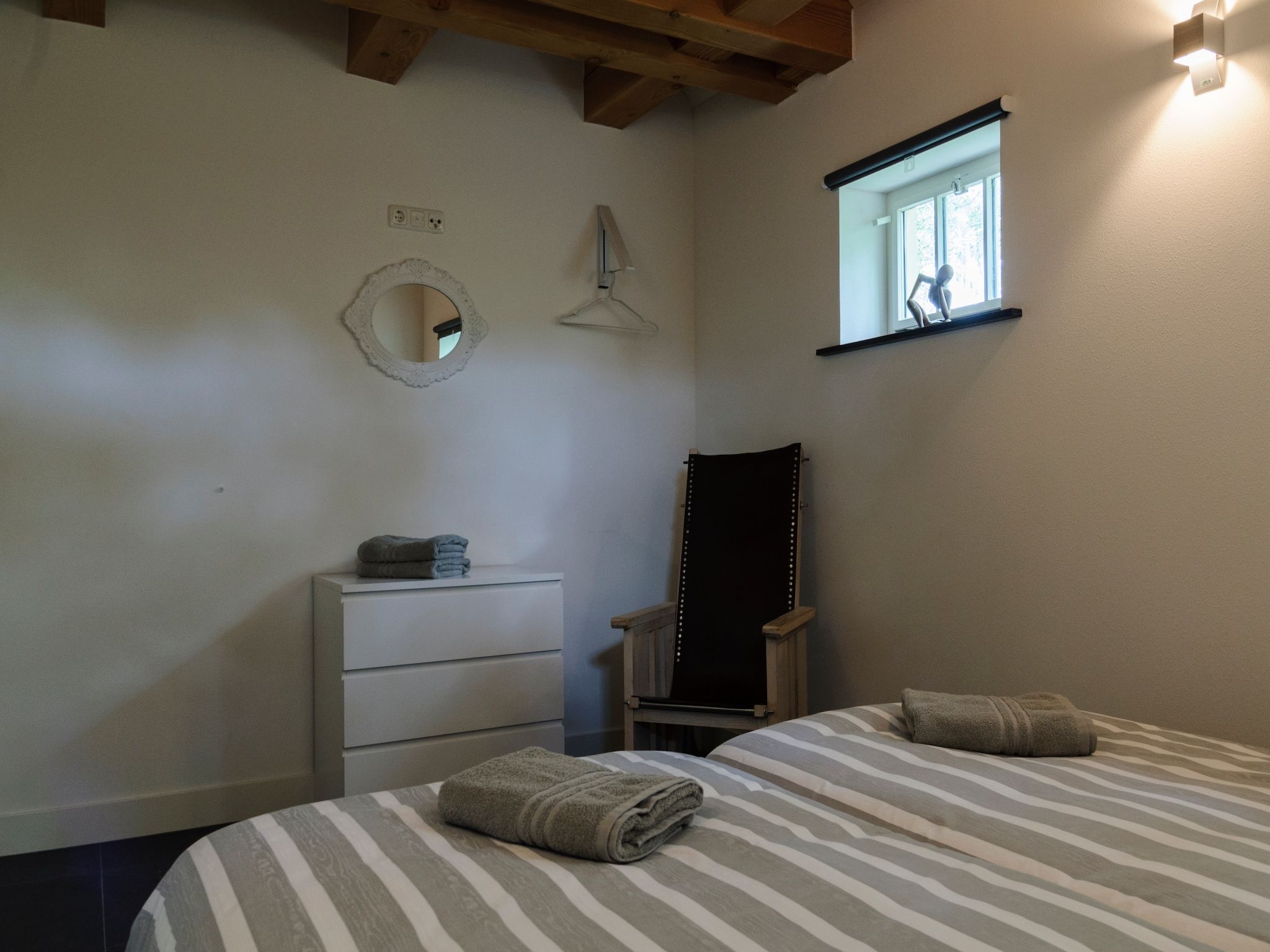 Een slaapkamer van Groepsaccomodatie - Balkenhoeve in Schagen