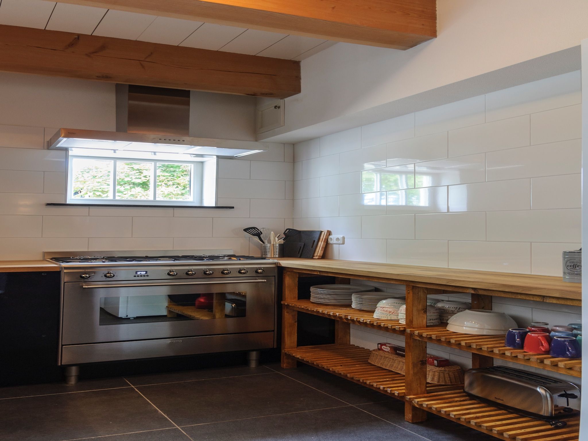 De keuken van Groepsaccomodatie - Balkenhoeve in Schagen