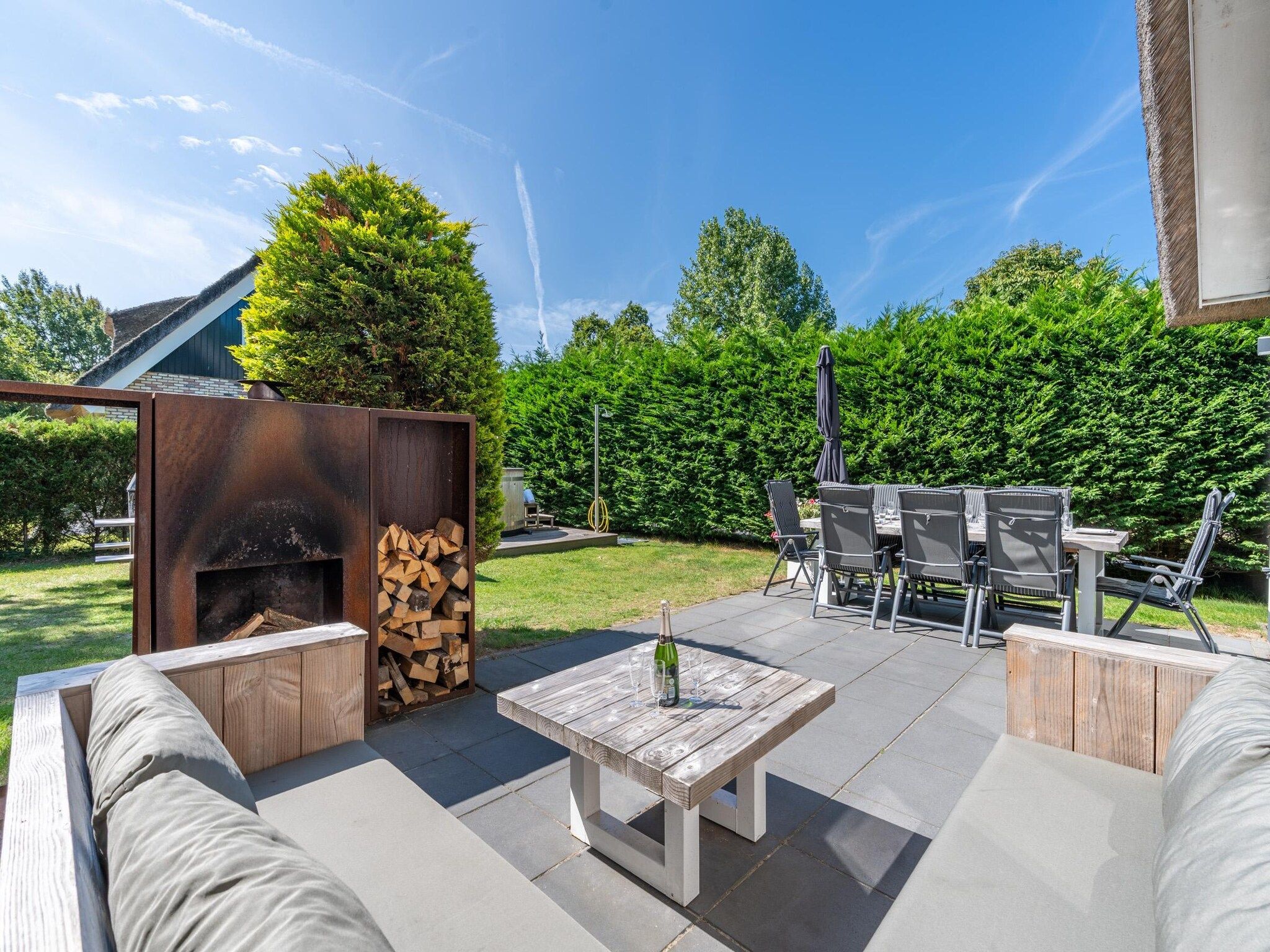 De tuin van Hoogelandt 126 in De Koog