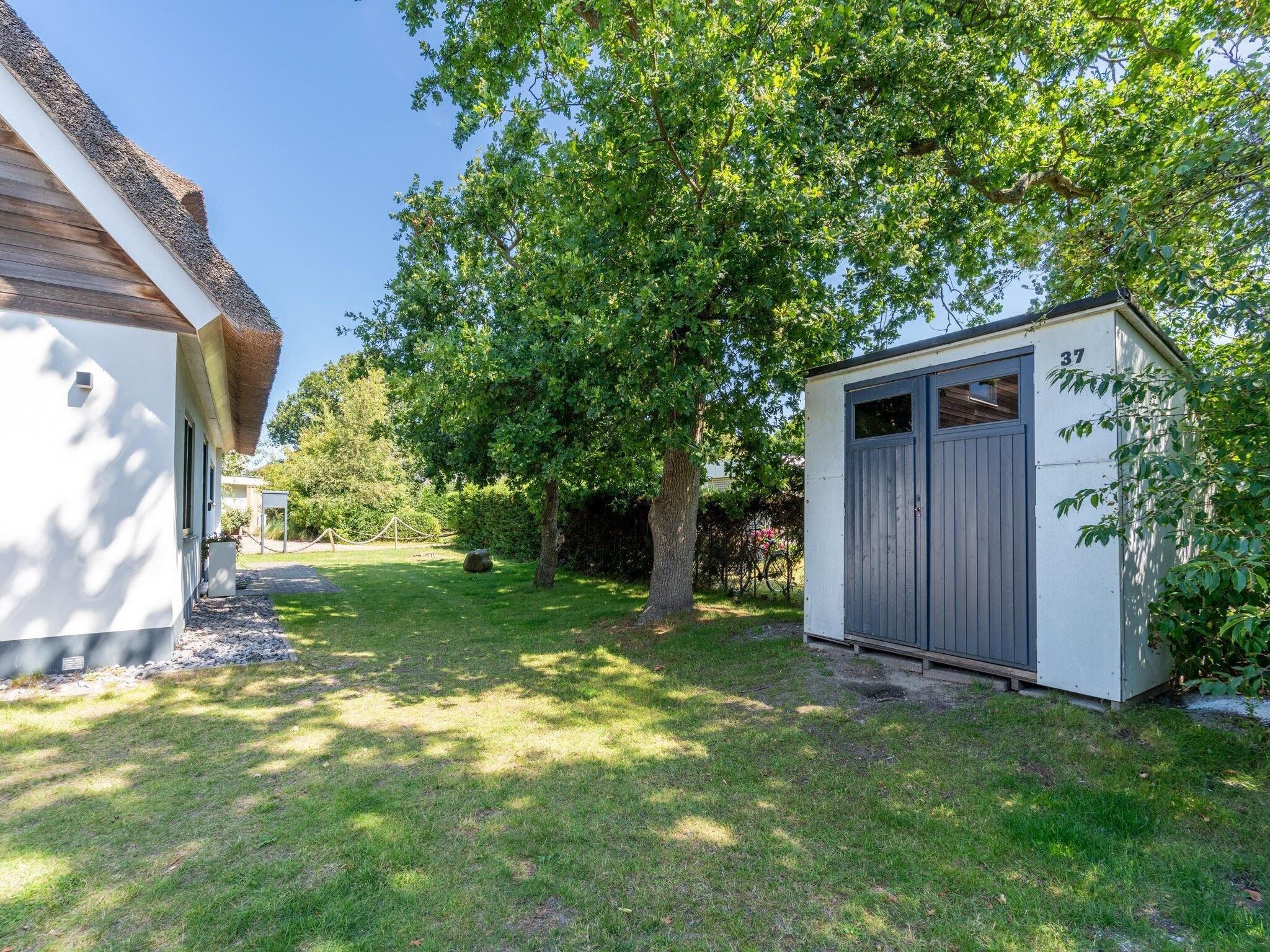 De tuin van Hoogelandt 126 in De Koog