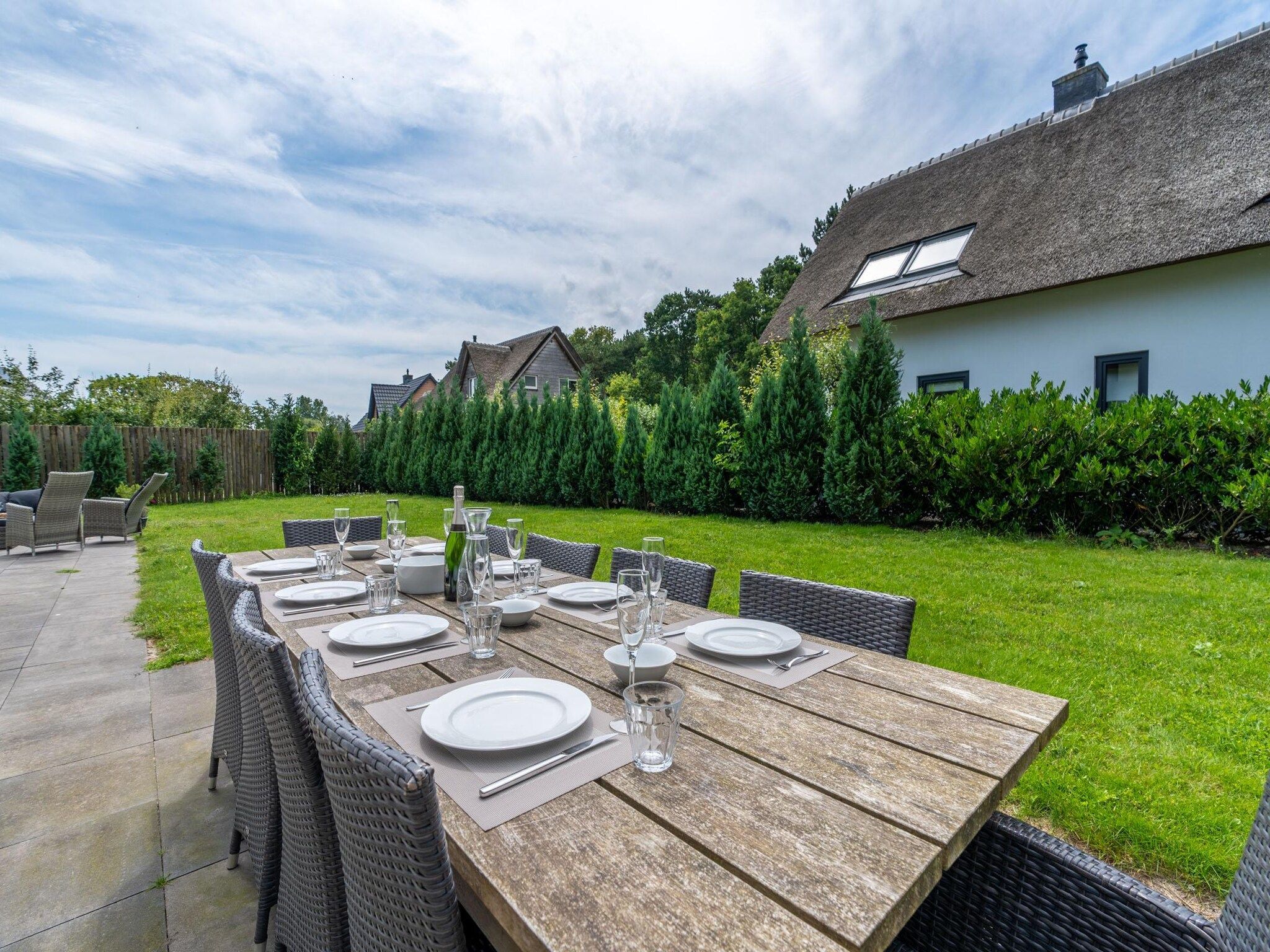 De tuin van Hoogelandt 106F in De Koog