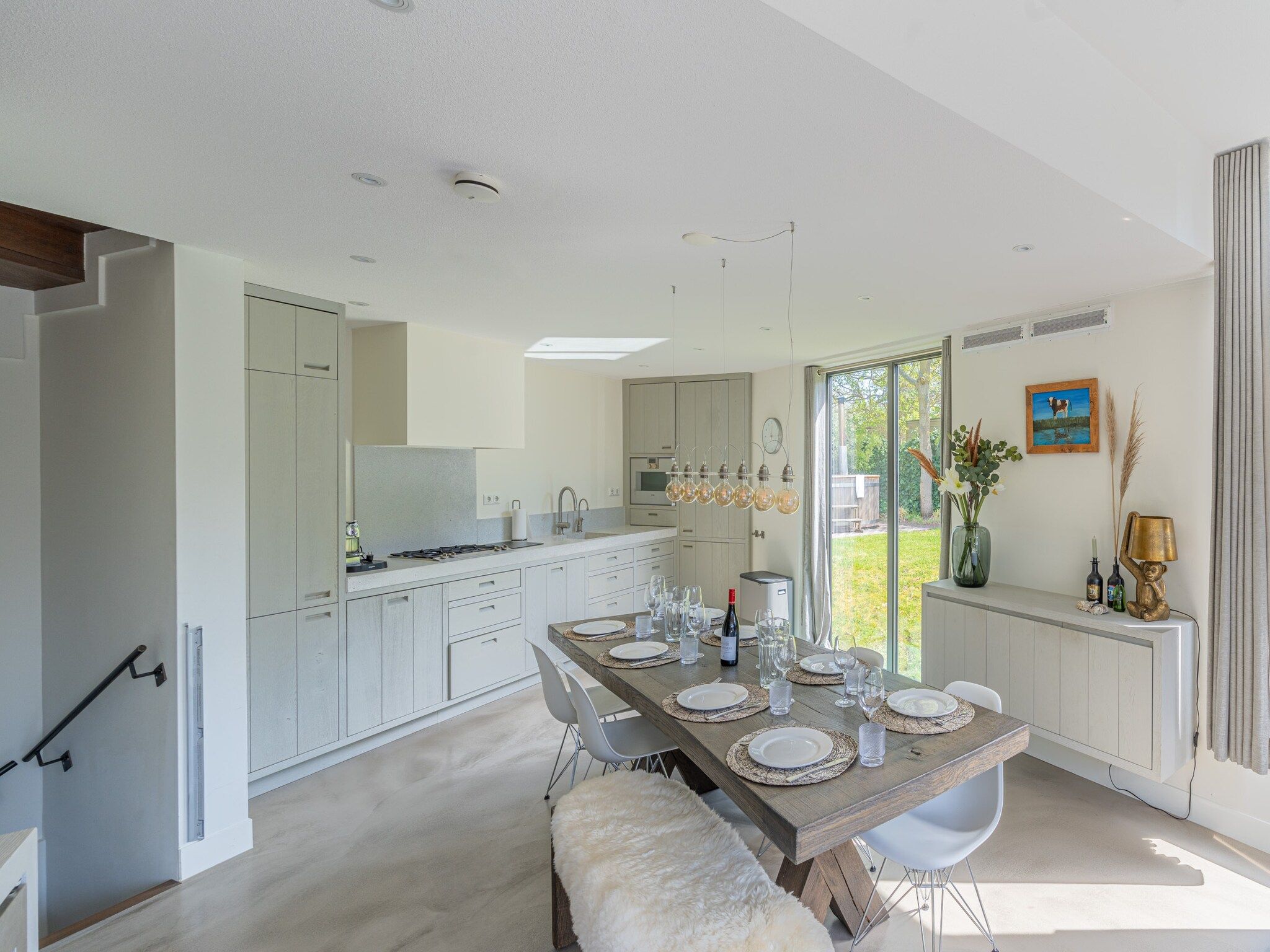 De woonkamer van Duynzoom 5 in De Koog