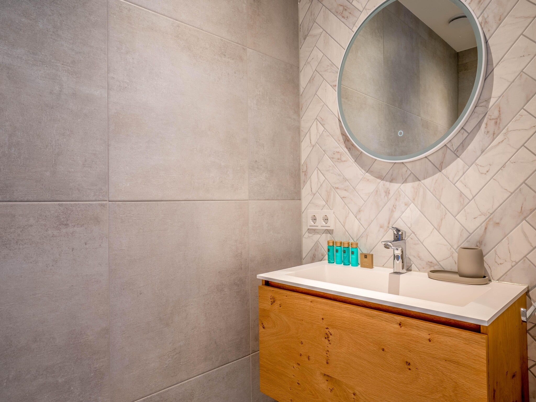 De badkamer van Waalburght 24 in De Waal