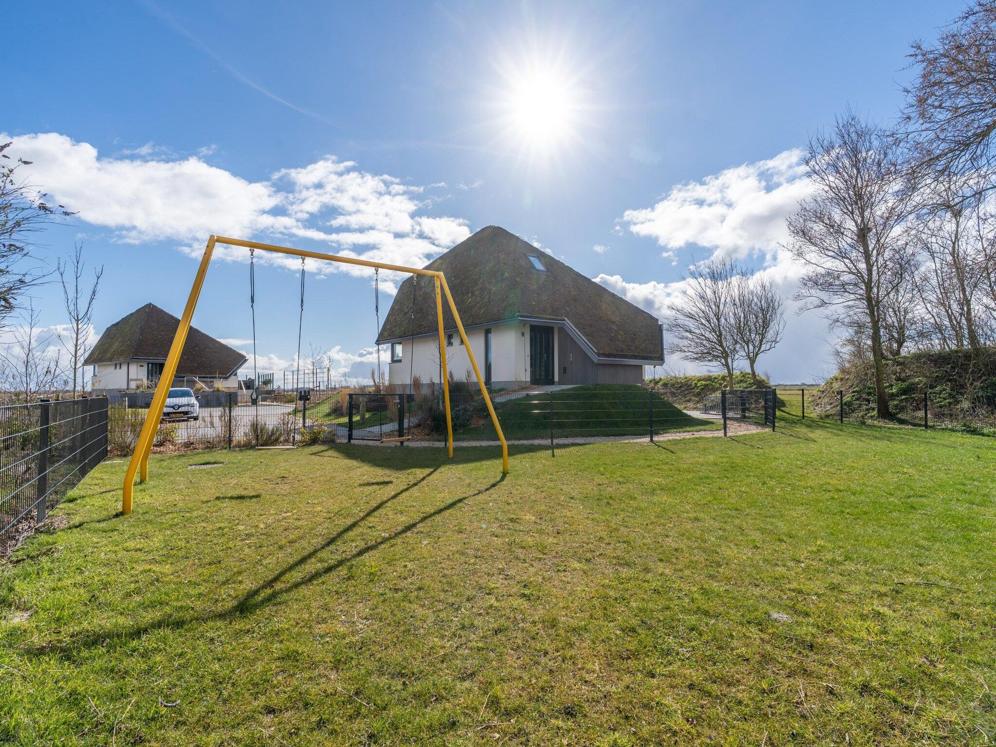 De tuin van Waalerburght 14 in De Waal