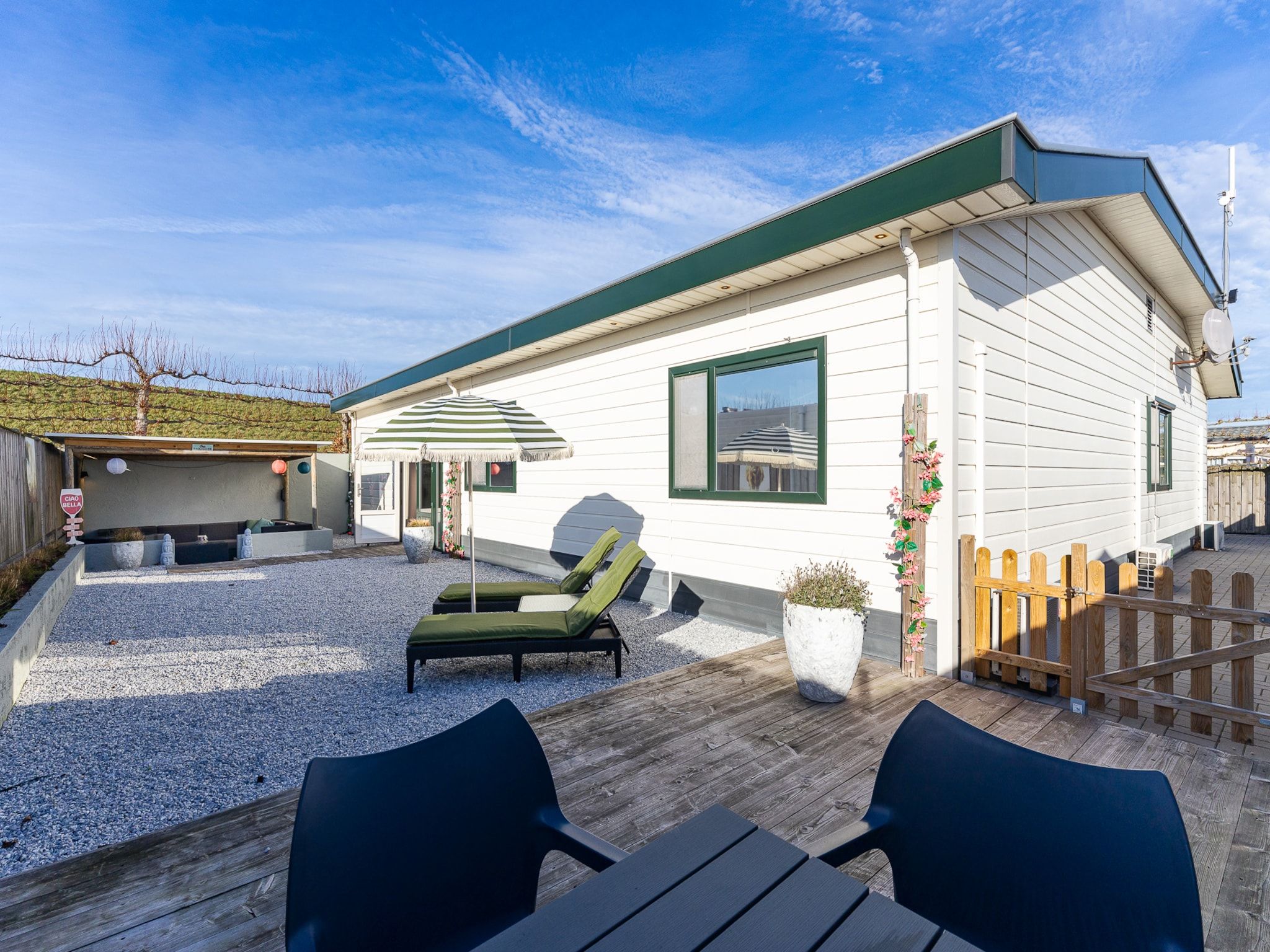 De tuin van Vakantiehuis - Keetenweg 10| Stavenisse in Stavenisse